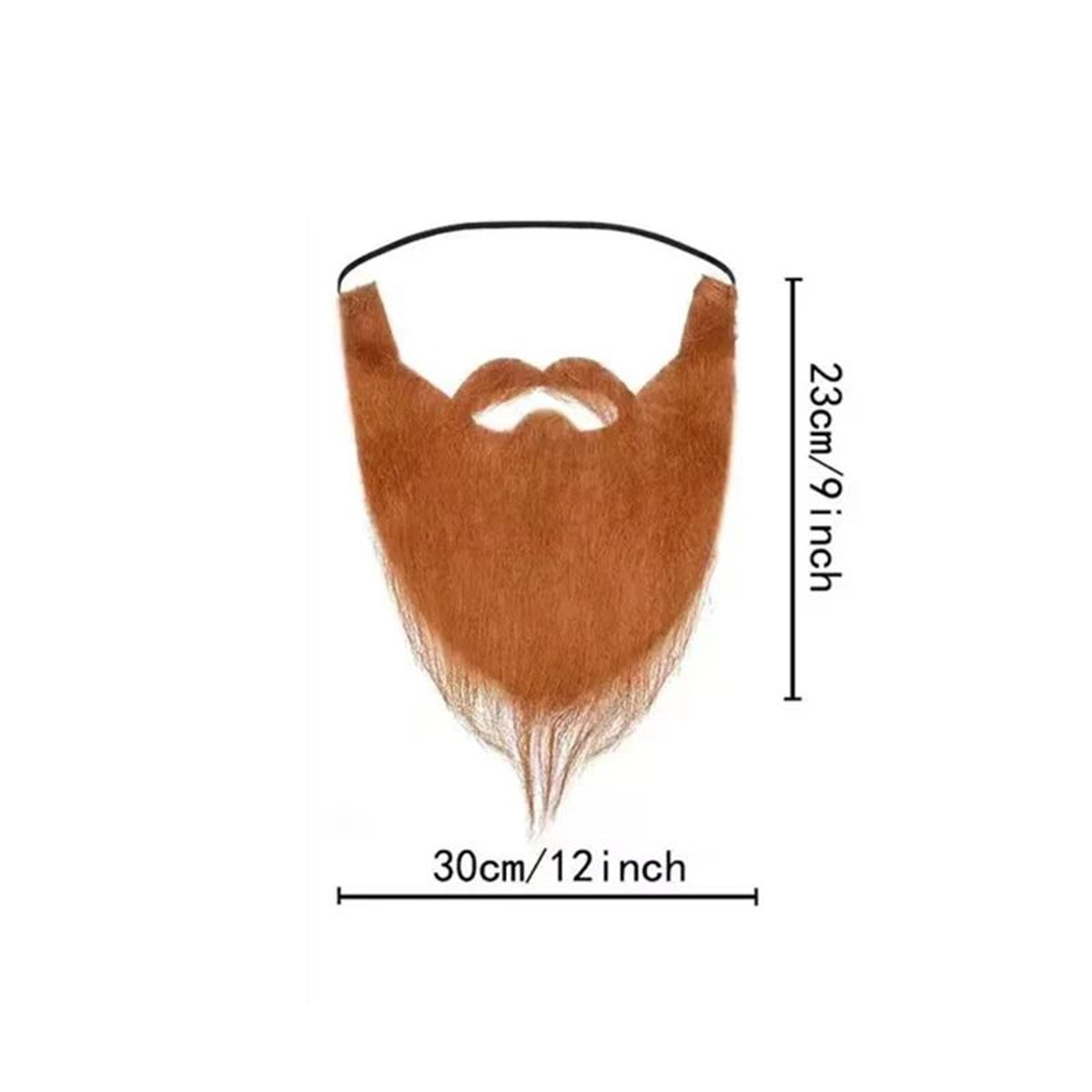 Funny Fake Beard  Long Hair Wig Set  Santa Claus White Beard  Black Big Beard Costume For Halloween 5