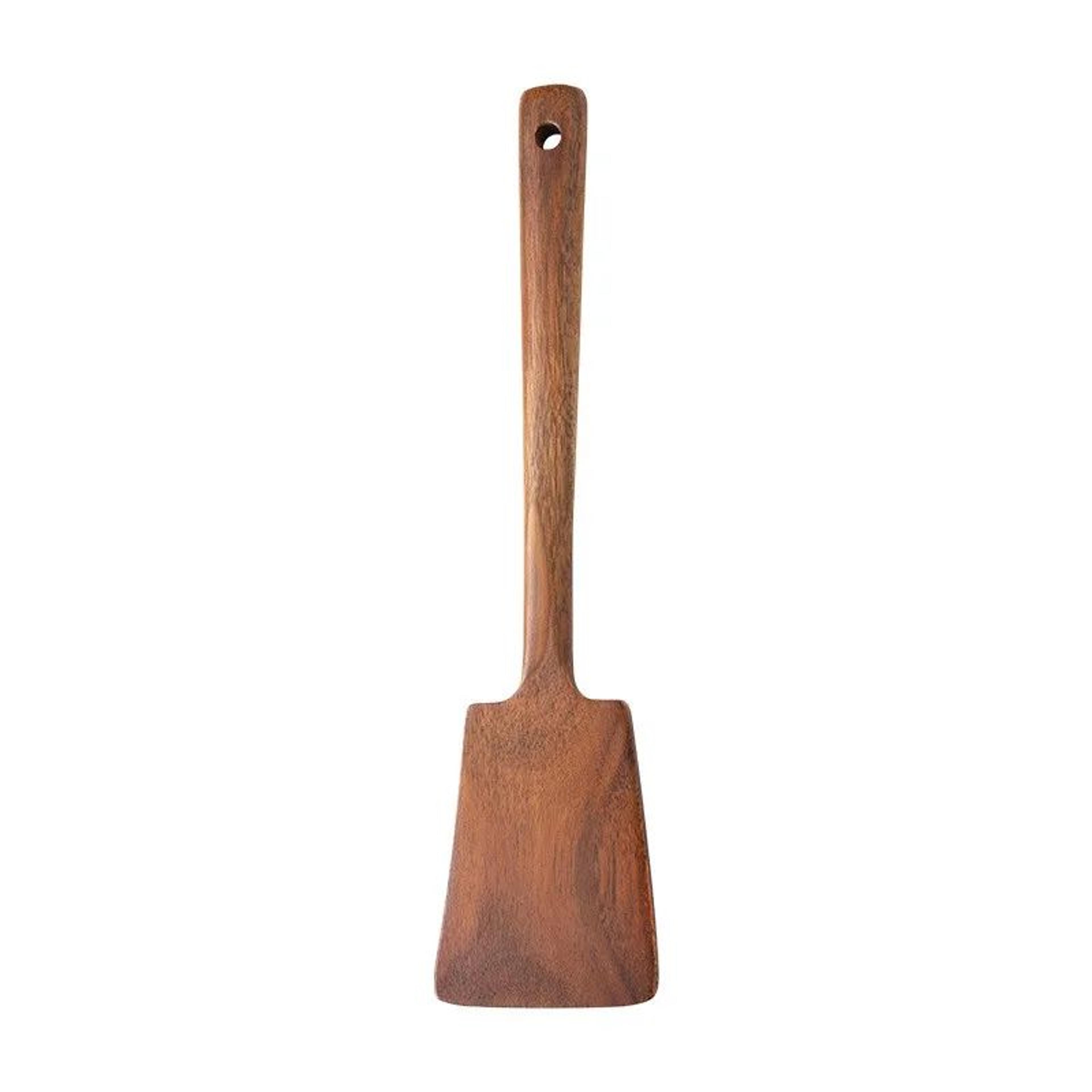 Wooden Spatula For NonStick Pans  HeatResistant AntiScald Cooking Utensil For Home Kitchen Stirring 2