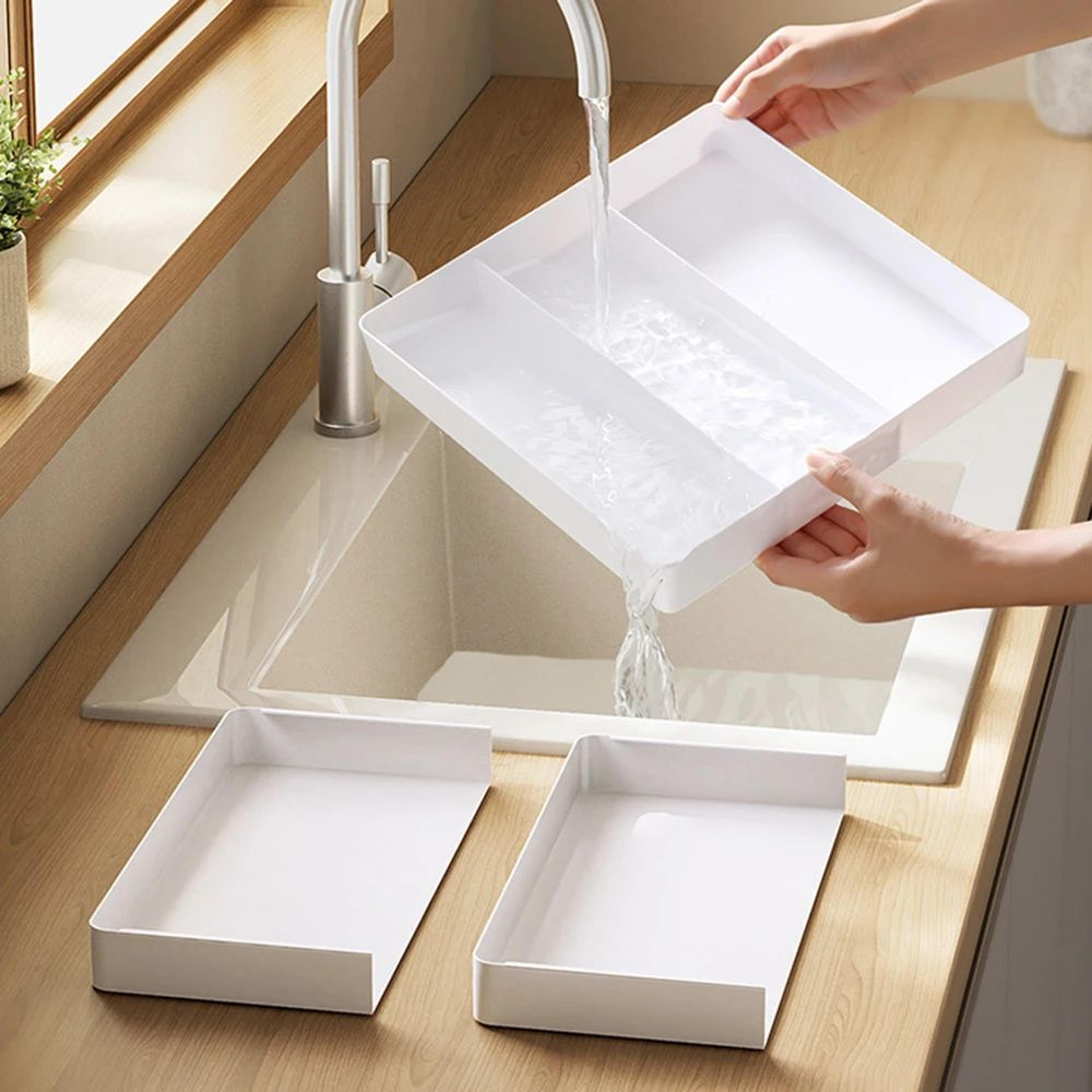 Expandable Adjustable Drawer Organizer Cutlery Tray  Versatile Kitchen Utensil Holder For Spoons Fo 2