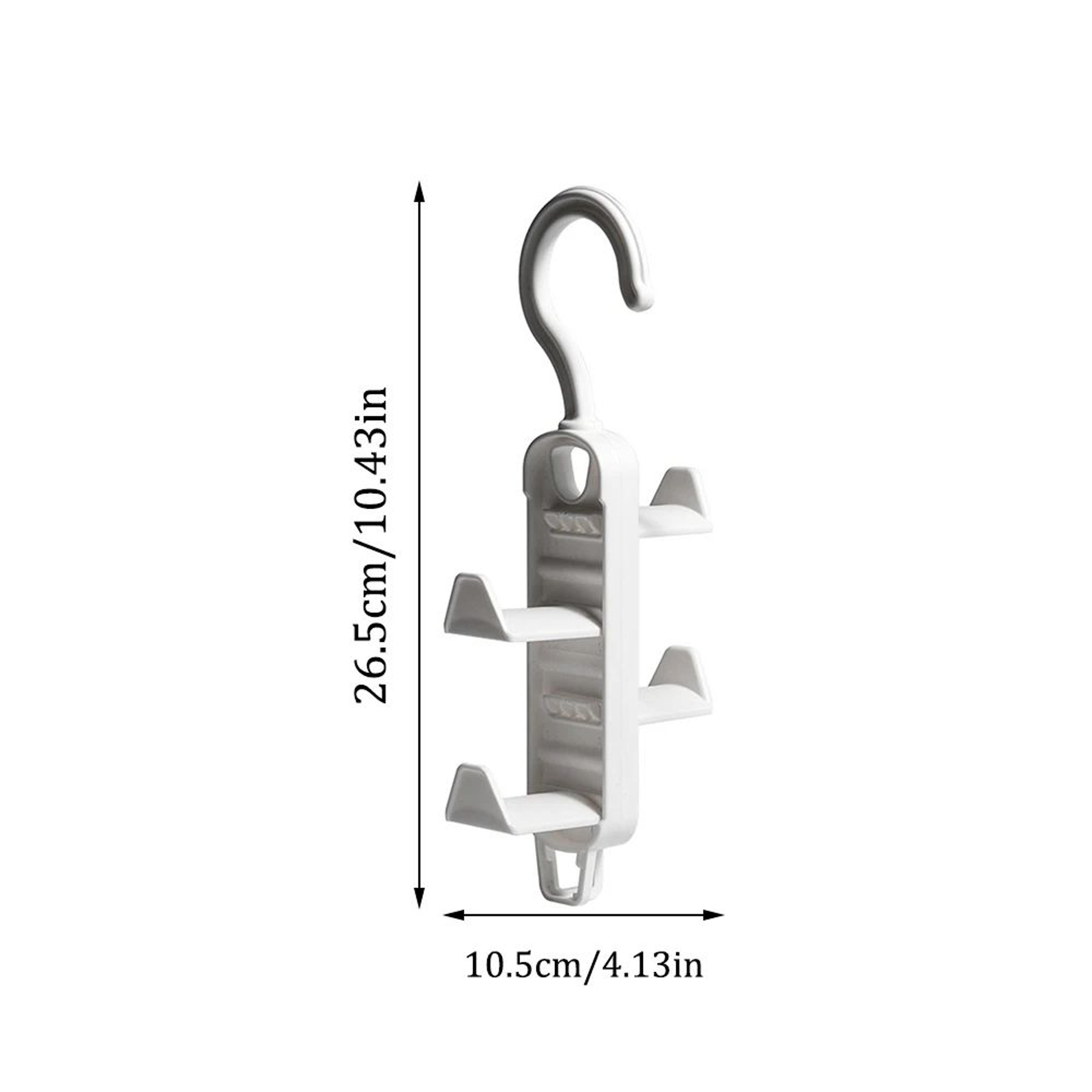 NoDrill Wardrobe Door Hanger Rack  TraceFree Multifunction Clothes  Hat Organizer Hook For Bags Coa 4