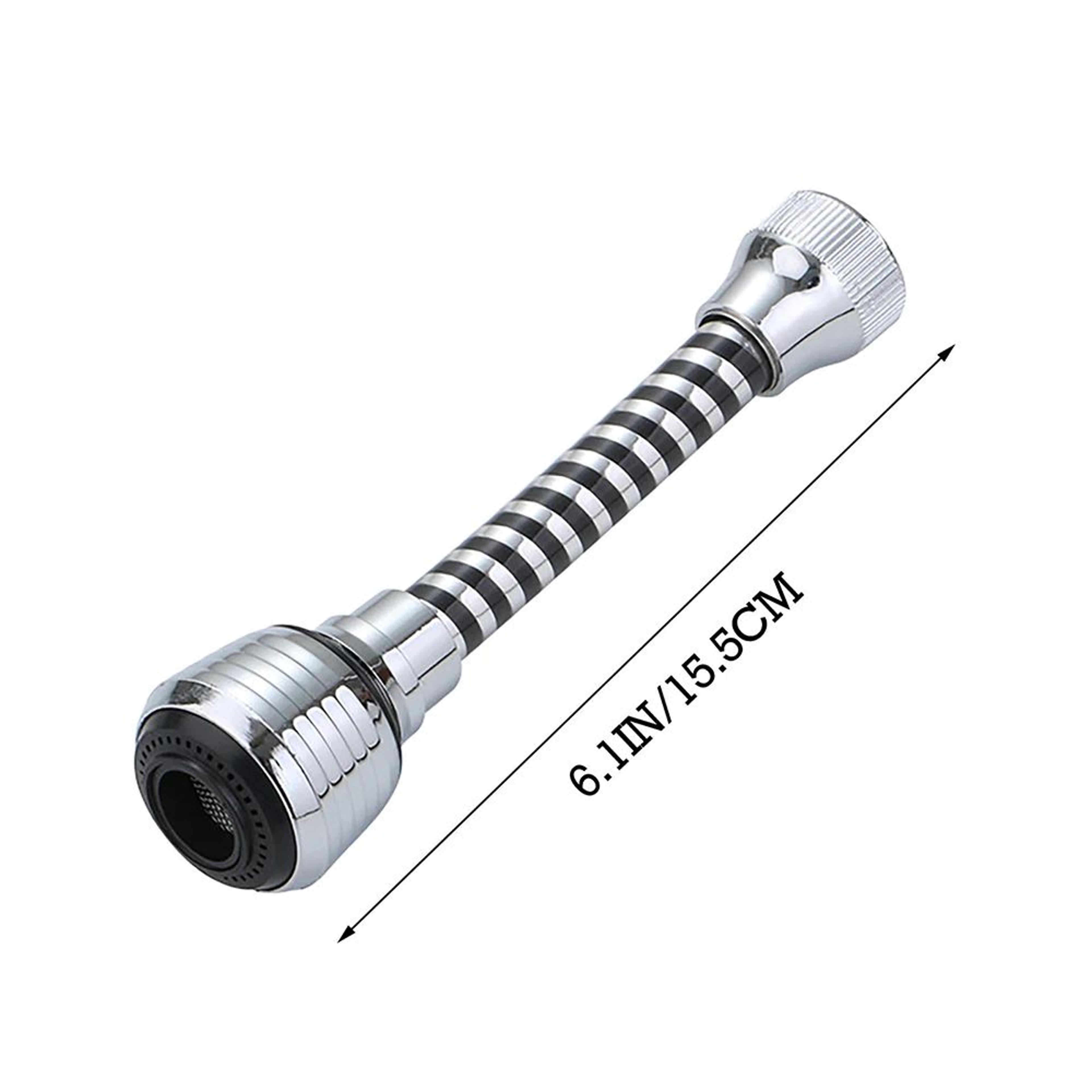 SplashProof Kitchen Faucet Aerator With Soft Foaming Spray  Pressurized Water Saver Nozzle Long Thr 4