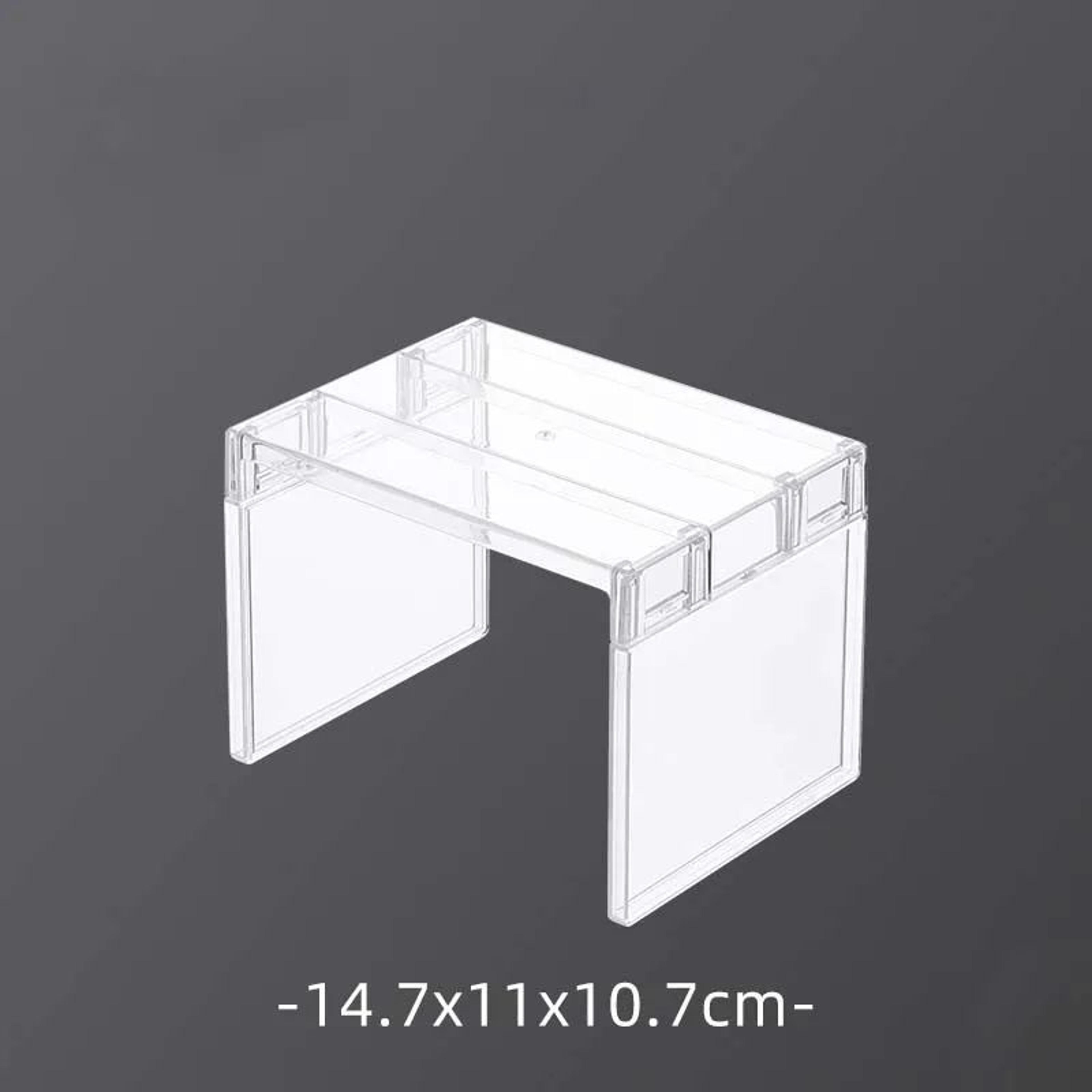 Detachable Transparent Refrigerator Storage Rack With Partition Board  SnapOn Foldable Fridge Organ 4