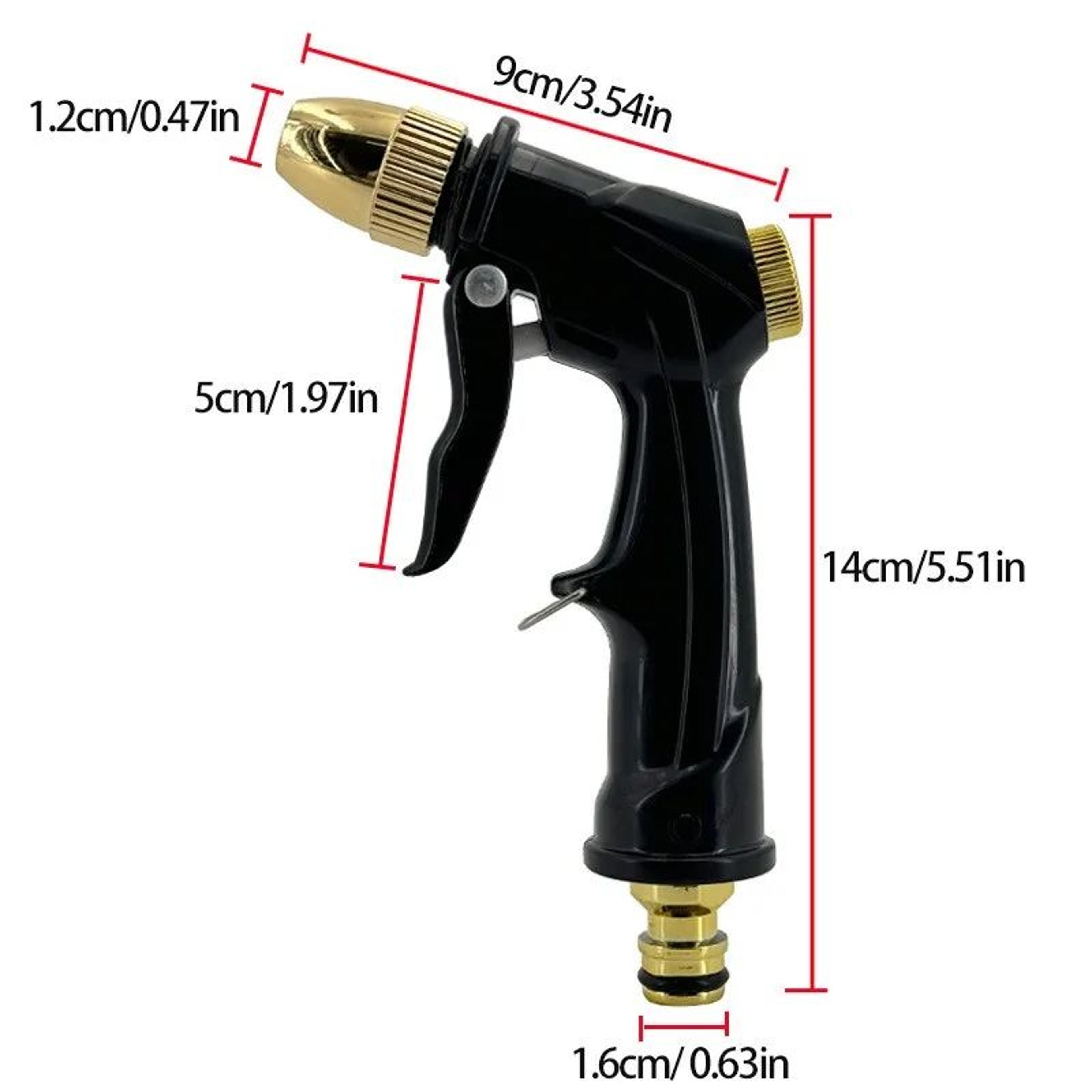 High Pressure Garden Hose Nozzle Water Gun  Adjustable Water Jet Sprayer For Car Wash Cleaning  Law 4