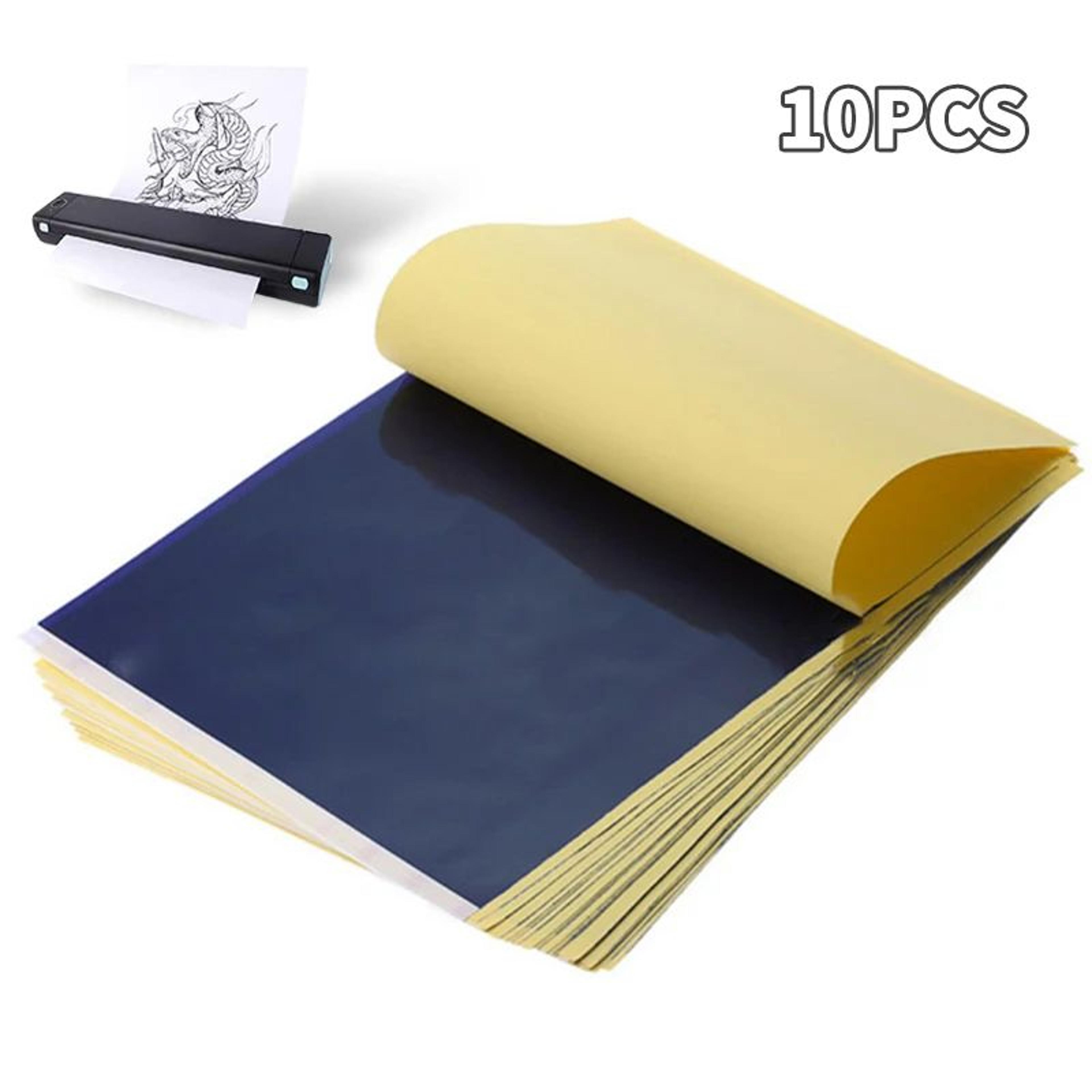A4 Tattoo Transfer Paper Carbon Thermal Stencil Sheets  Tattoo Tracing Copy Paper Supplies Pack 510 6