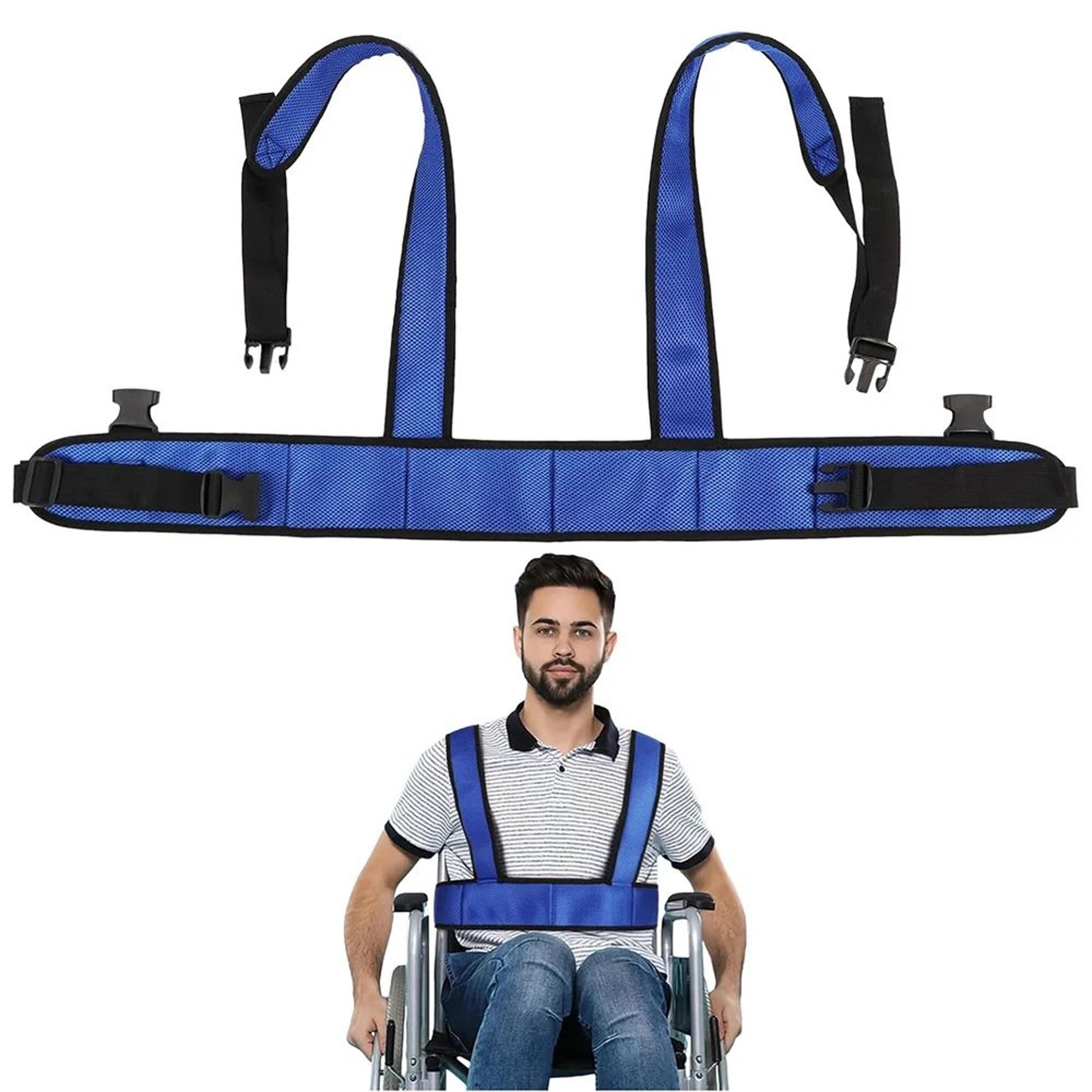 Breathable Wheelchair Safety Waist Belt AntiFall Restraint Strap For Elderly Support Nursing Care F 3