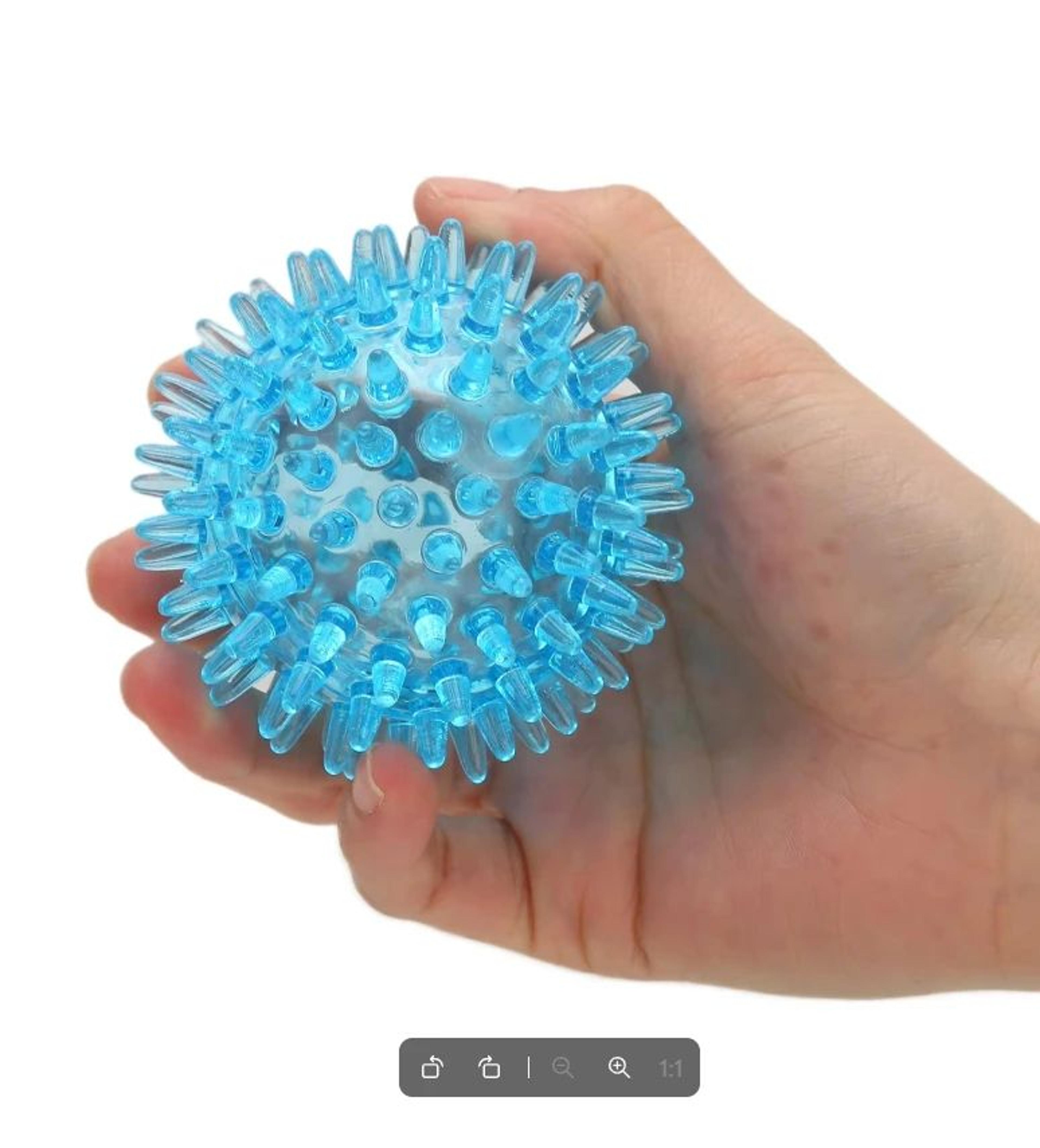Spiky Massage Stress Ball For Hand  Wrist Therapy Soft Hollow Grip Strength Recovery Ball For Exerc 4