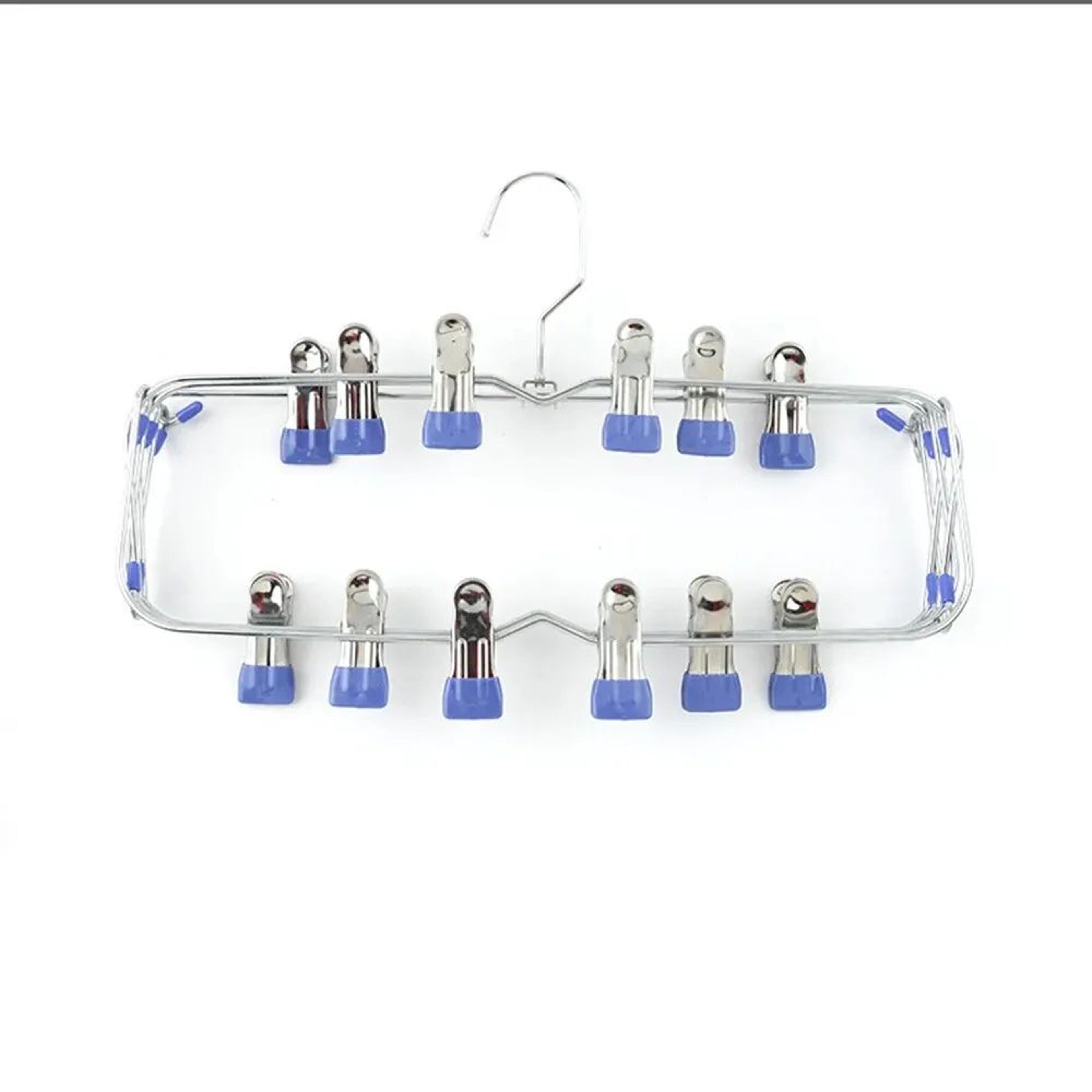 Foldable MultiLayer Pants Hanger Rack AntiSlip Seamless Closet Organizer For Trousers Skirts  Wardr