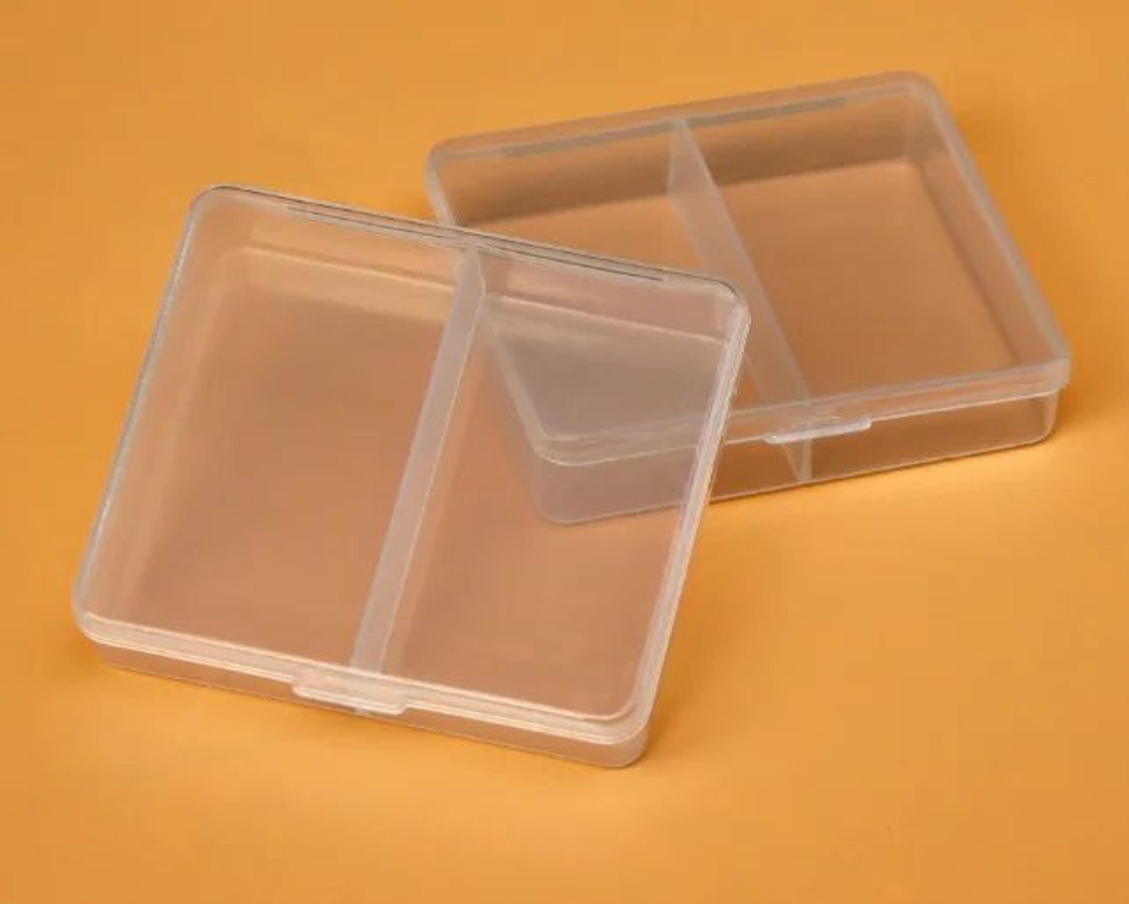 Clear PP Desktop Storage Box Organizer 25 Grid Transparent Jewelry  Parts Case For Beads Crafts Scr 7