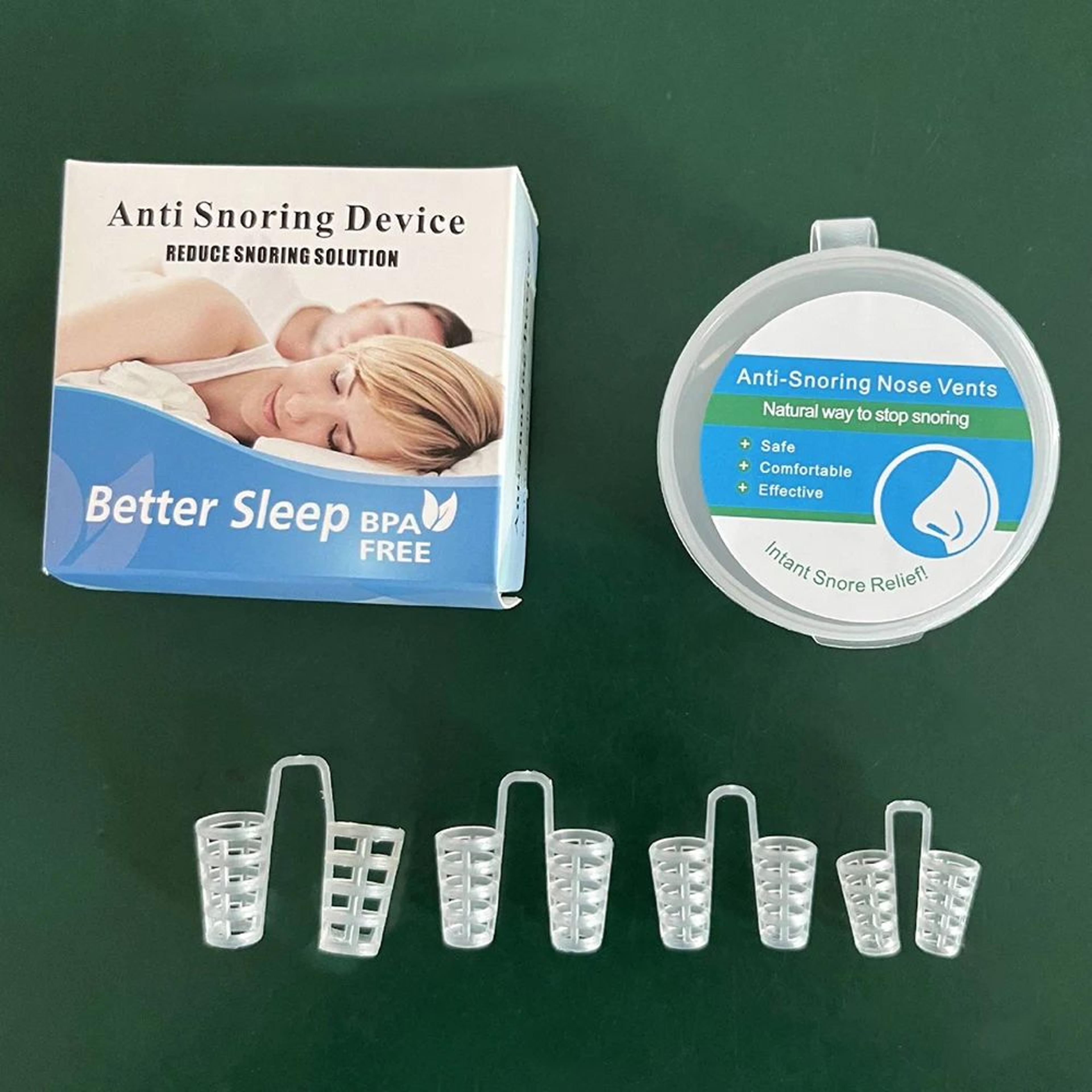 AntiSnoring Nose Clip Set Sleep Aid Device For Easier Breathing Snore Reduction Support  Nighttime  7