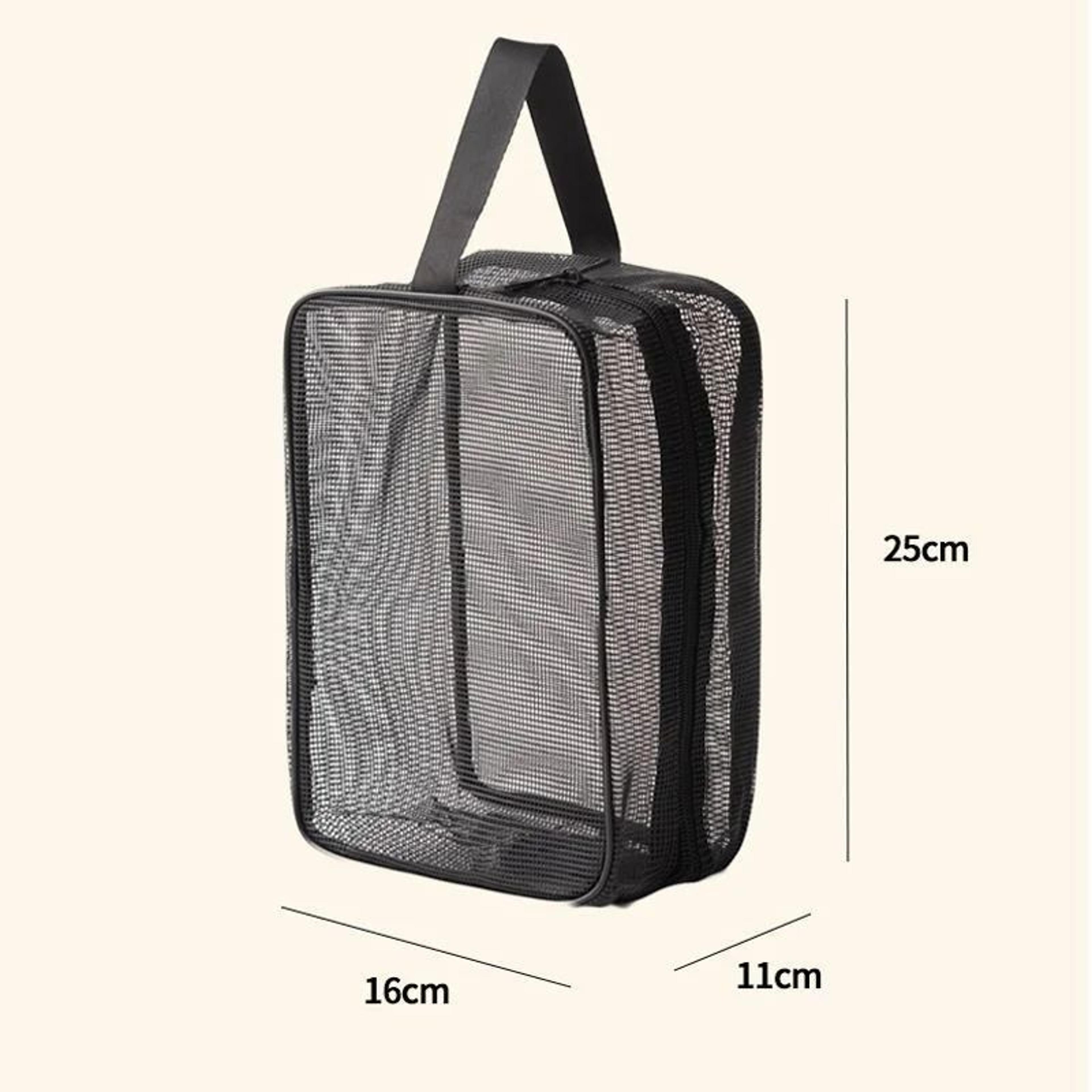 Large Mesh Bath Organizer Bag Waterproof QuickDry Toiletry Storage With Drainage For Travel Gym Hot 6