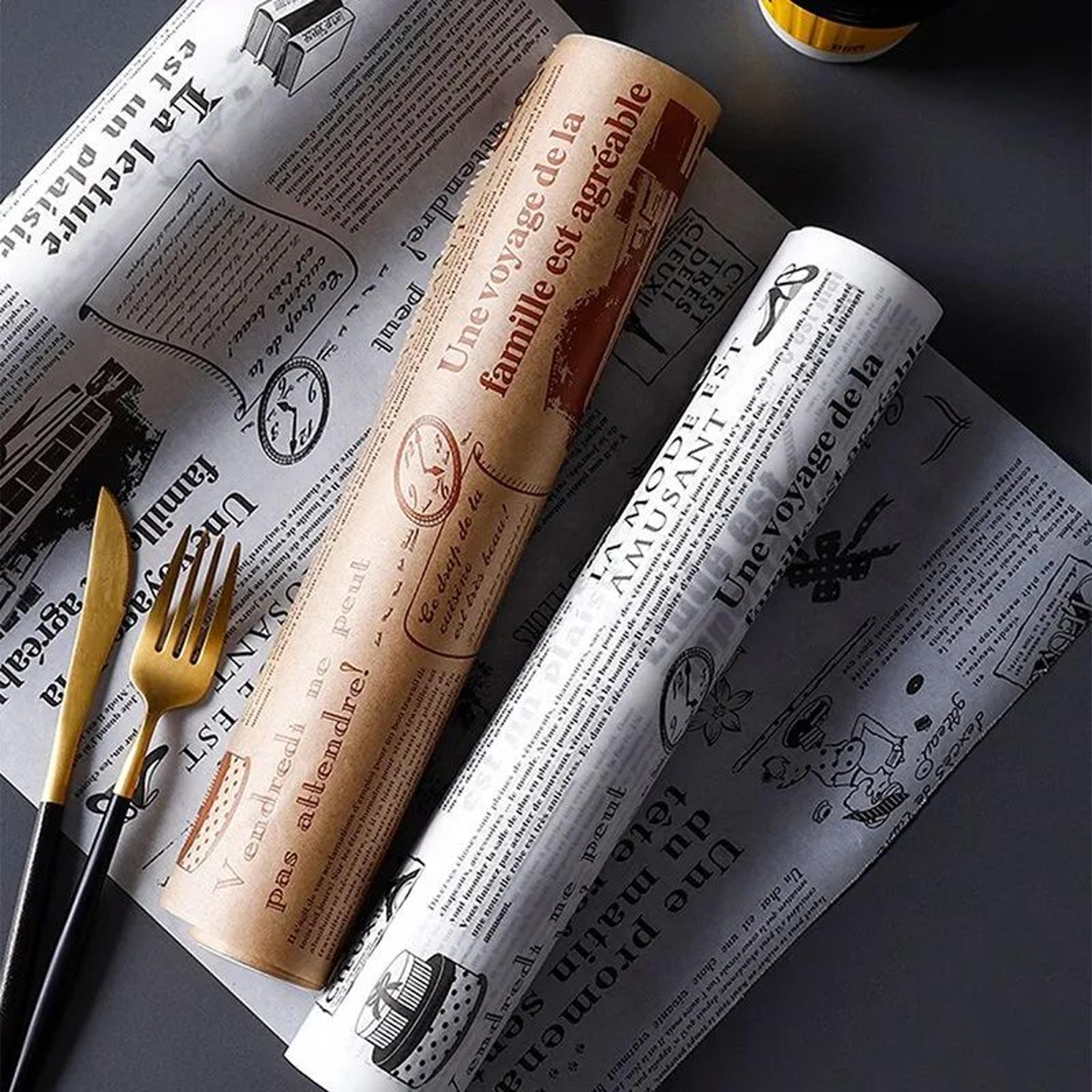 8M Heavy Duty Nonstick Parchment Paper Roll With Slide Cutter Oil Absorbing Baking Paper For Bread  0