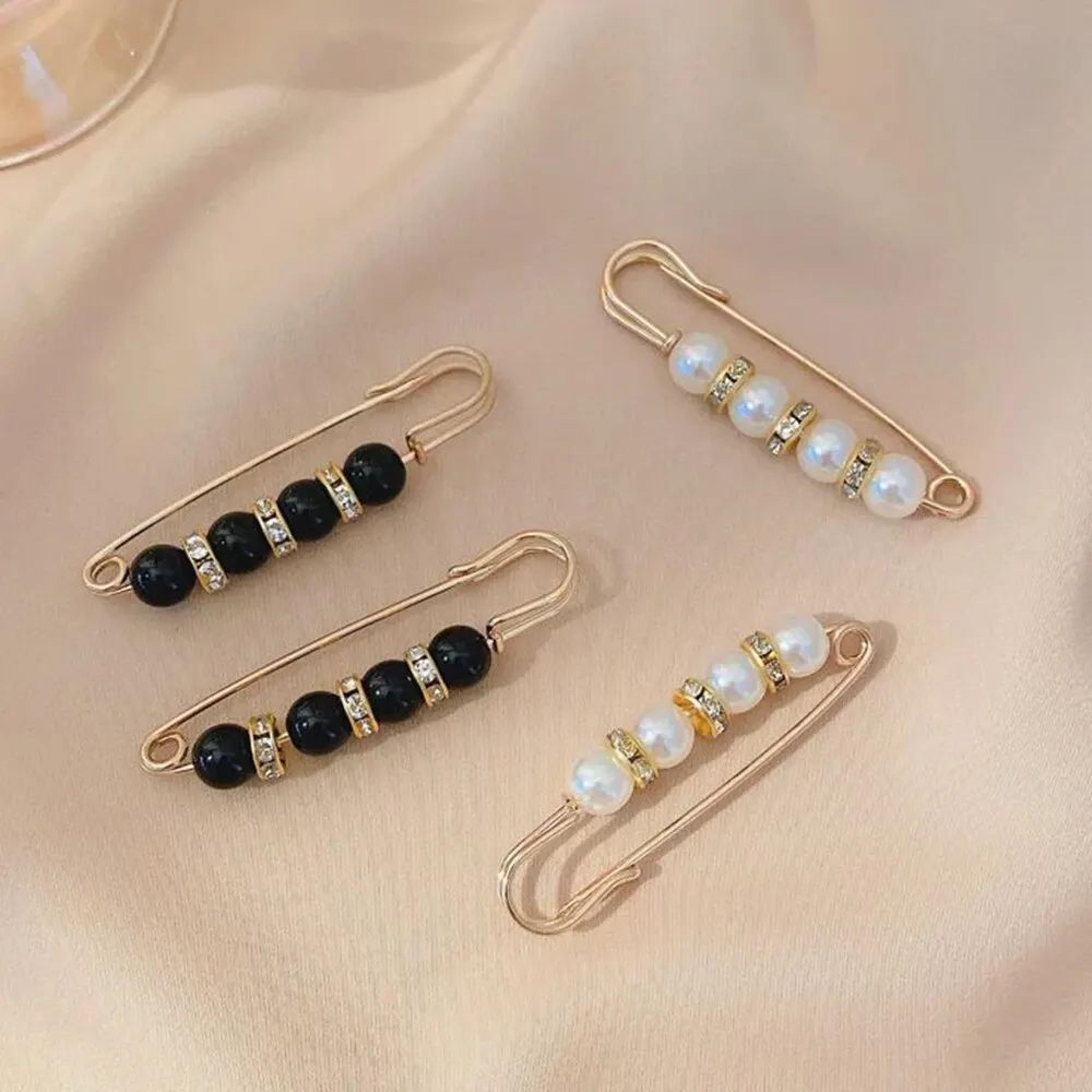 Pearl Brocade Waist Adjustment Buckle For Uniforms  Dresses  NoSew Waist Extender Clip Decorative B 3