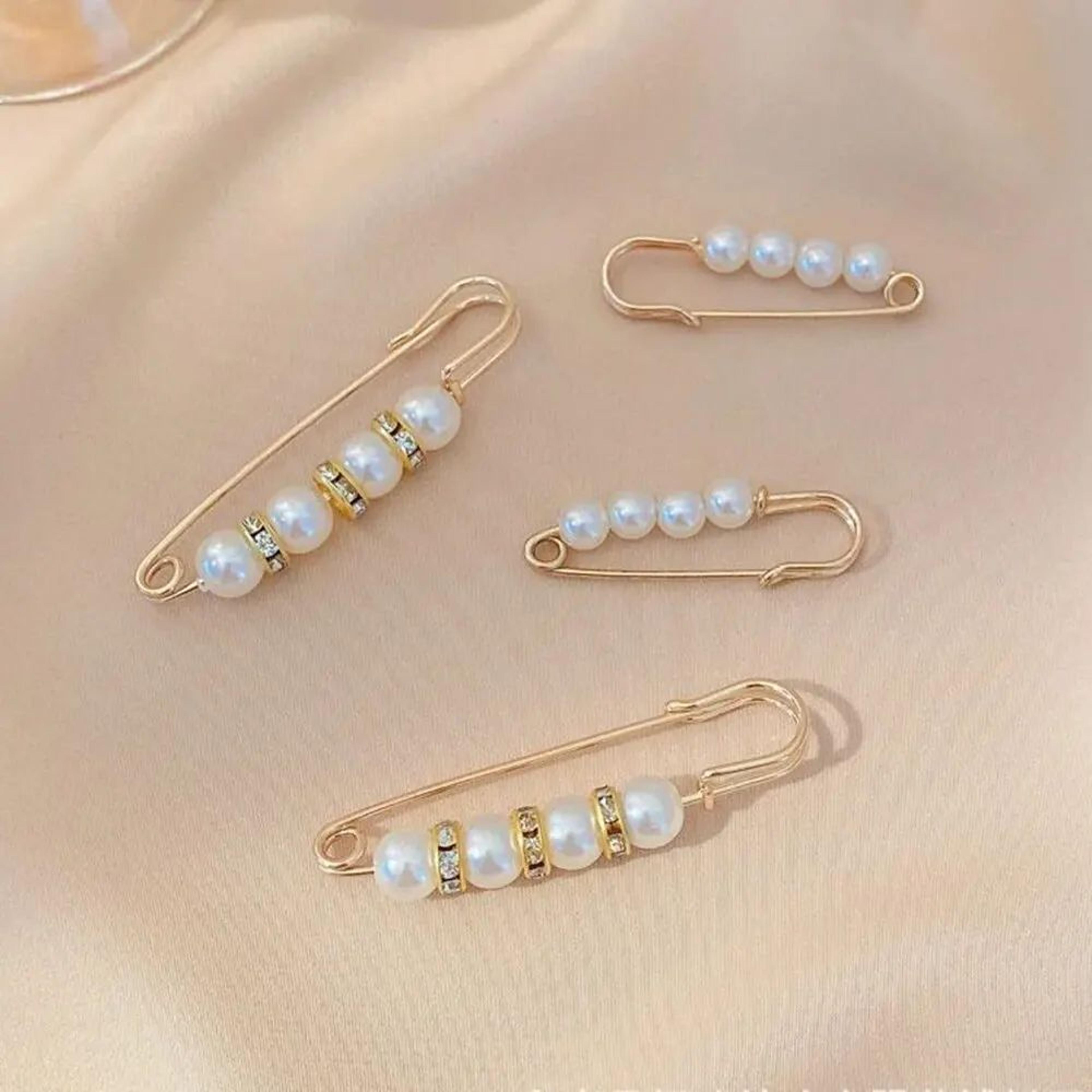 Pearl Brocade Waist Adjustment Buckle For Uniforms  Dresses  NoSew Waist Extender Clip Decorative B 8