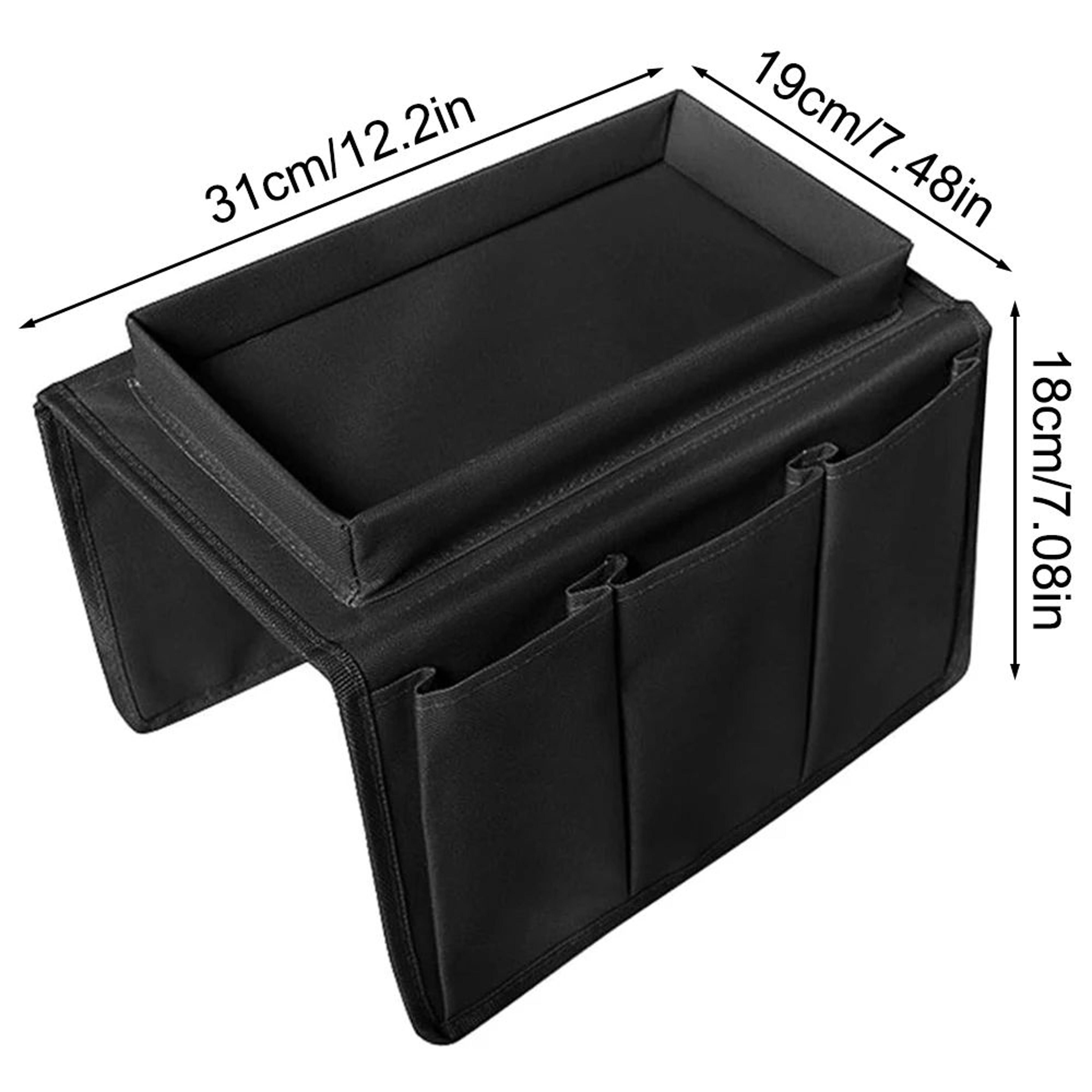 Oxford Sofa Armrest Storage Organizer Hanging Bag  Remote Control Caddy For Couch Bedside Recliner  4