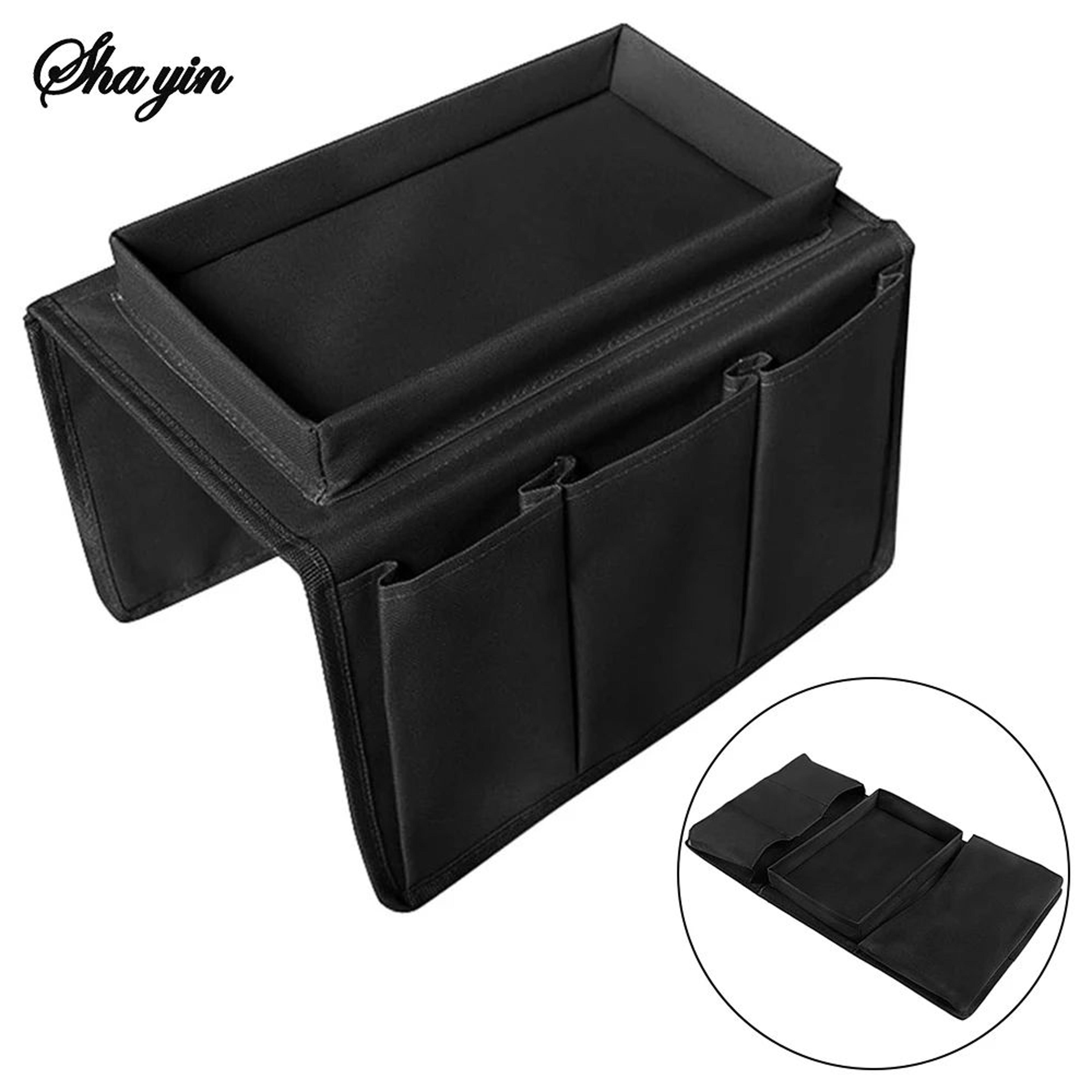 Oxford Sofa Armrest Storage Organizer Hanging Bag  Remote Control Caddy For Couch Bedside Recliner  5