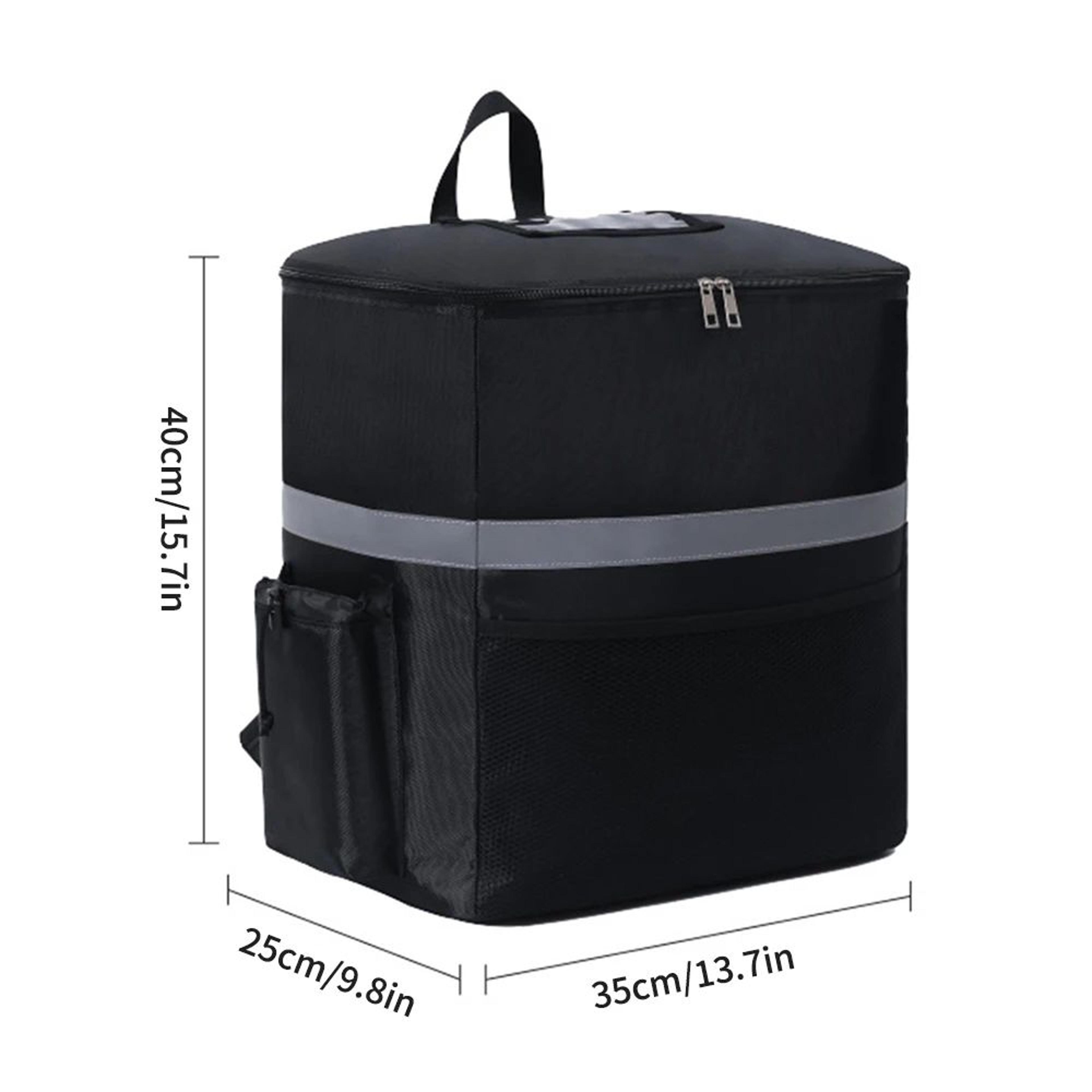 30L Insulated Delivery Backpack  Waterproof Thermal Cooler Bag For Riders Takeout Pizza  Grocery De 4