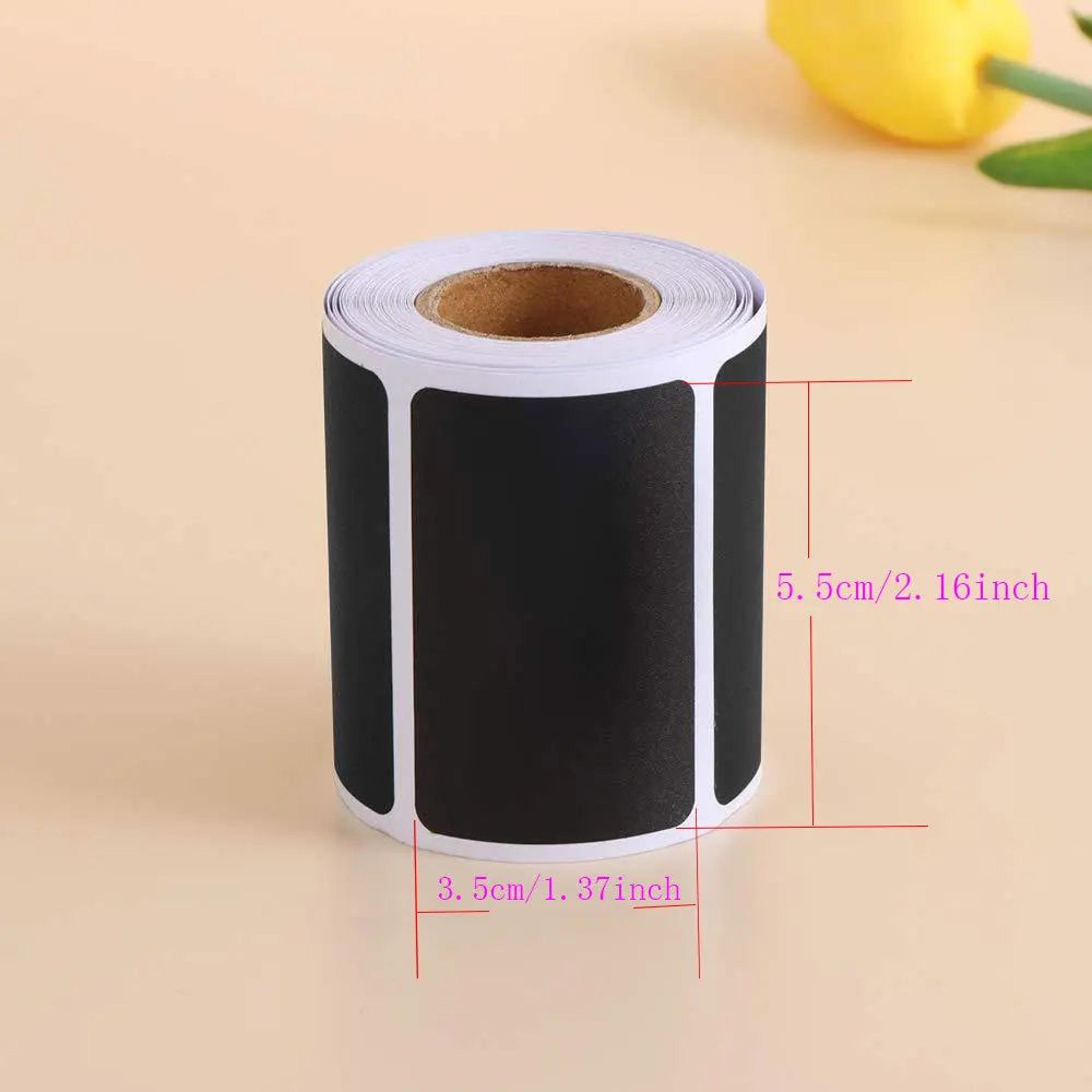 Removable Blackboard Label Stickers Roll Pack 120300pcs Writable Kitchen Organizer Tags Waterproof