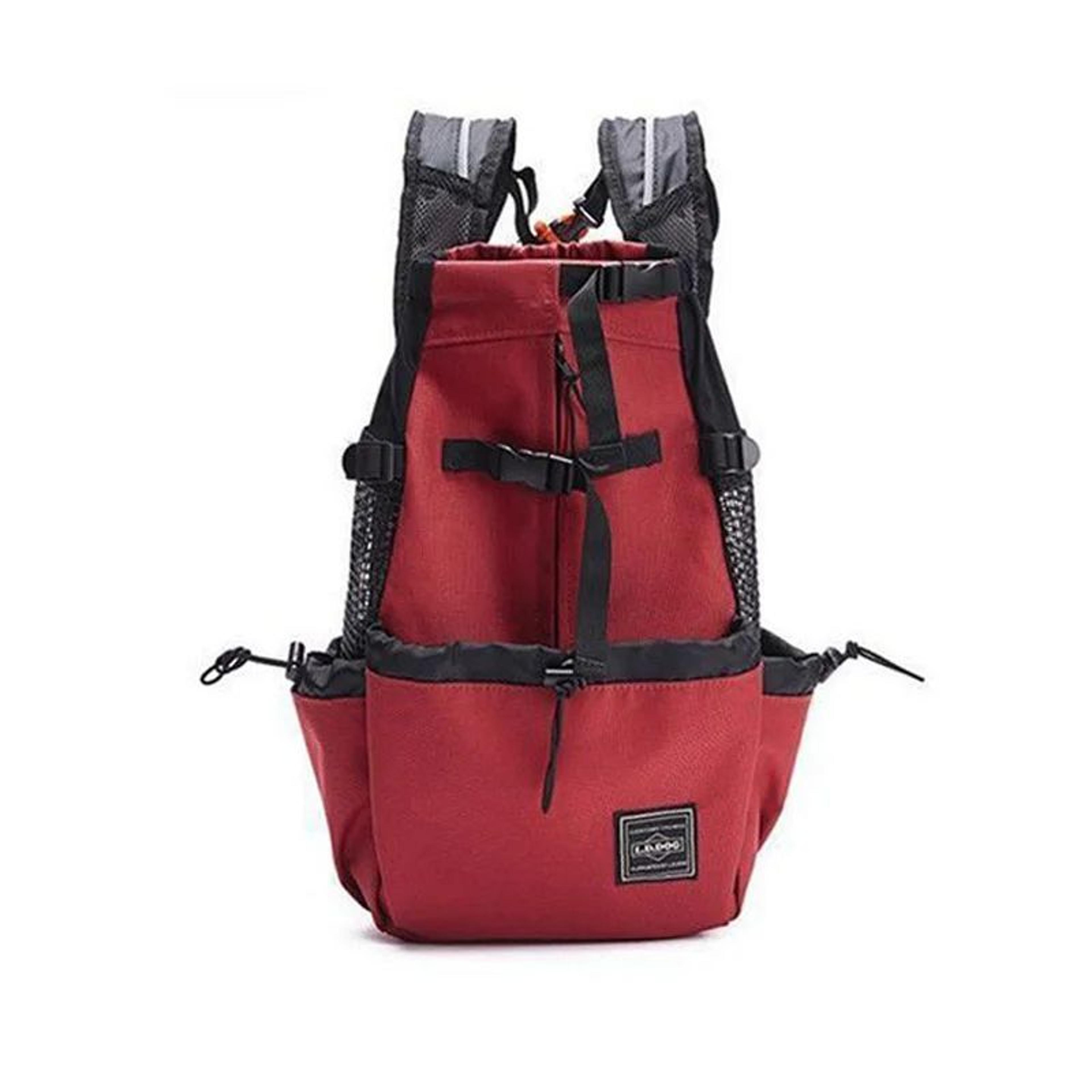 Breathable Dog Carrier Shoulder Backpack Waterproof Washable Pet Travel Bag For Hiking Outdoor Bicy 4