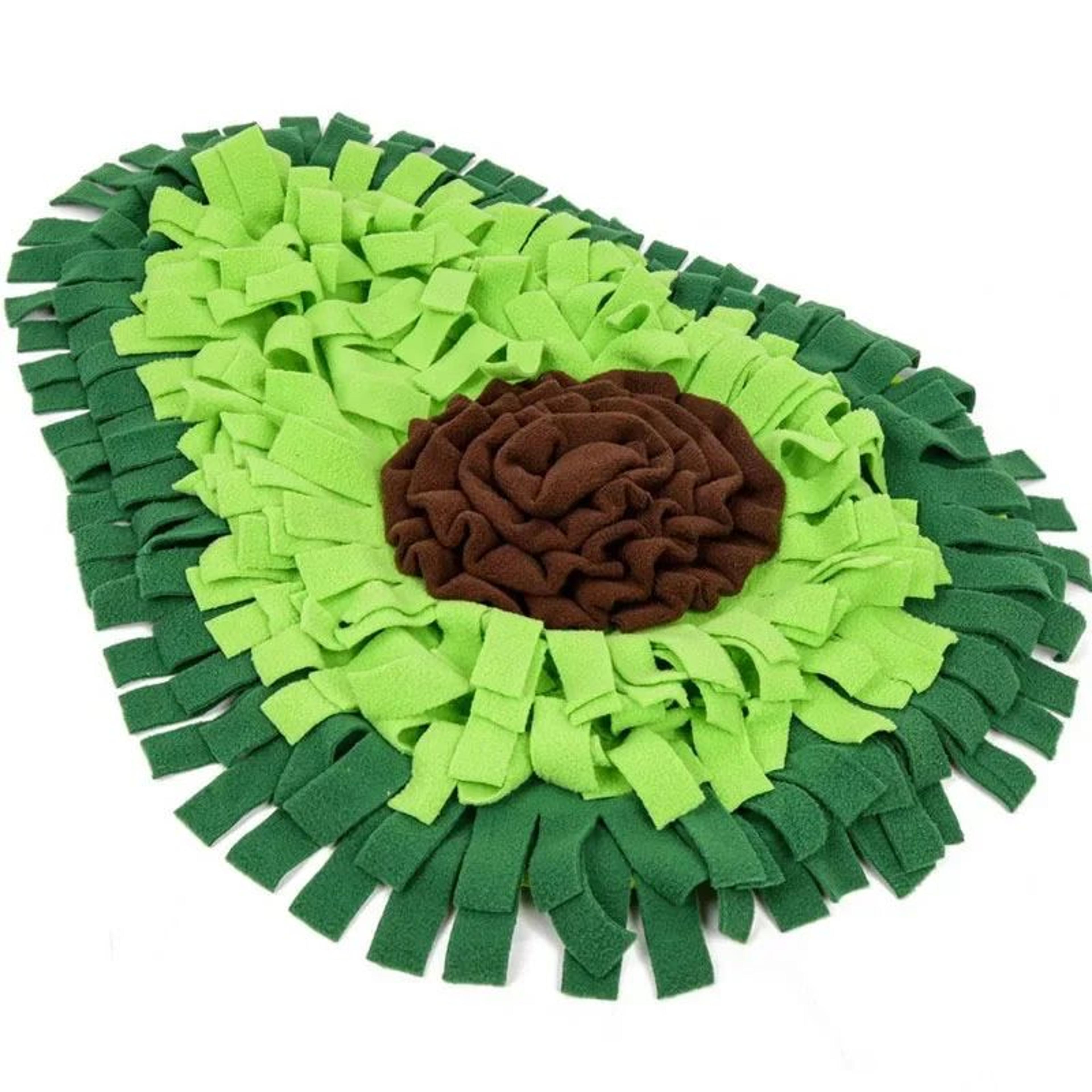 Avocado Dog Snuffle Mat Large Puzzle Feeding Toy Non Slip Interactive Training Blanket For Treat Hu 0