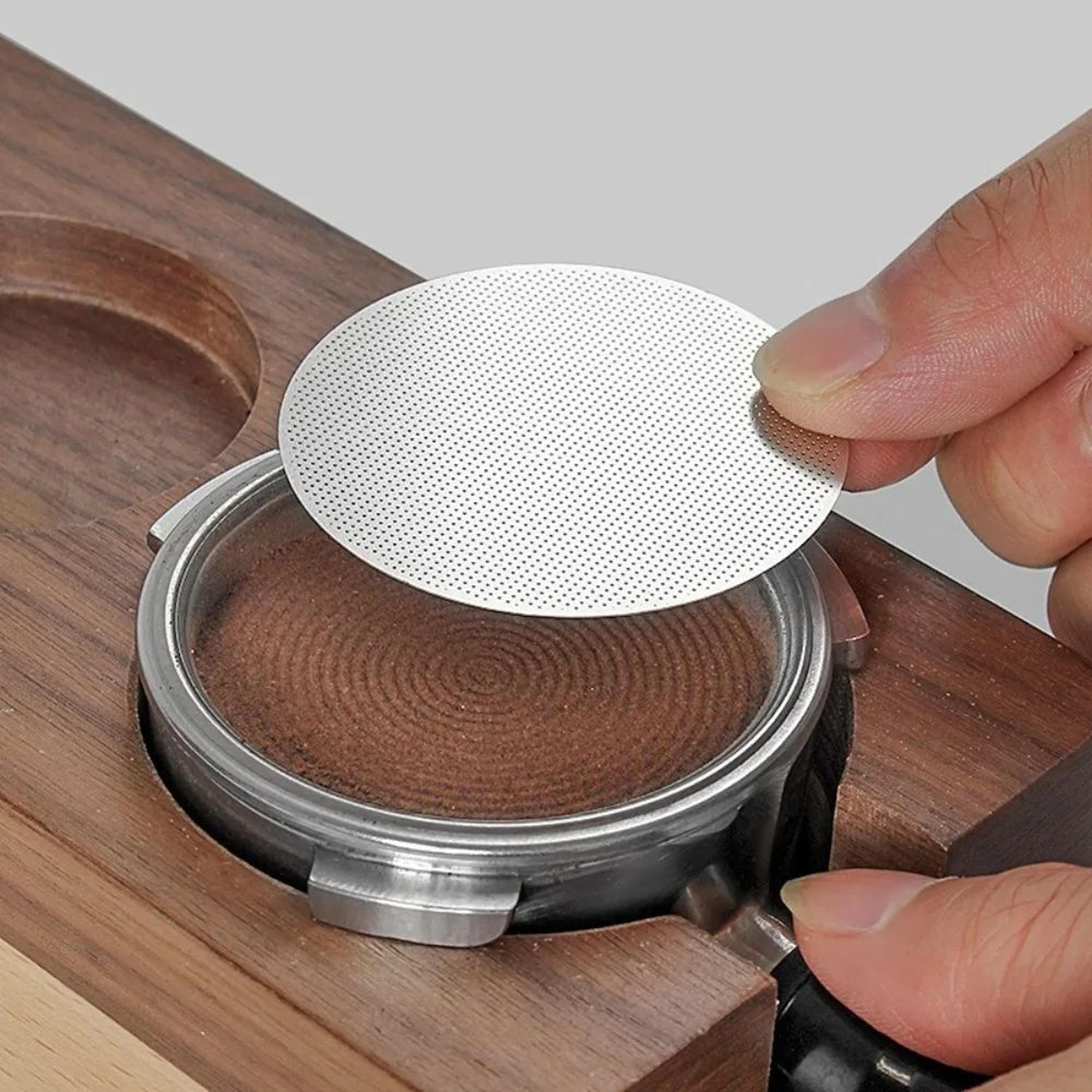Reusable Espresso Puck Screen Stainless Steel Mesh Coffee Filter 51mm 535mm 585mm Espresso Machine  1