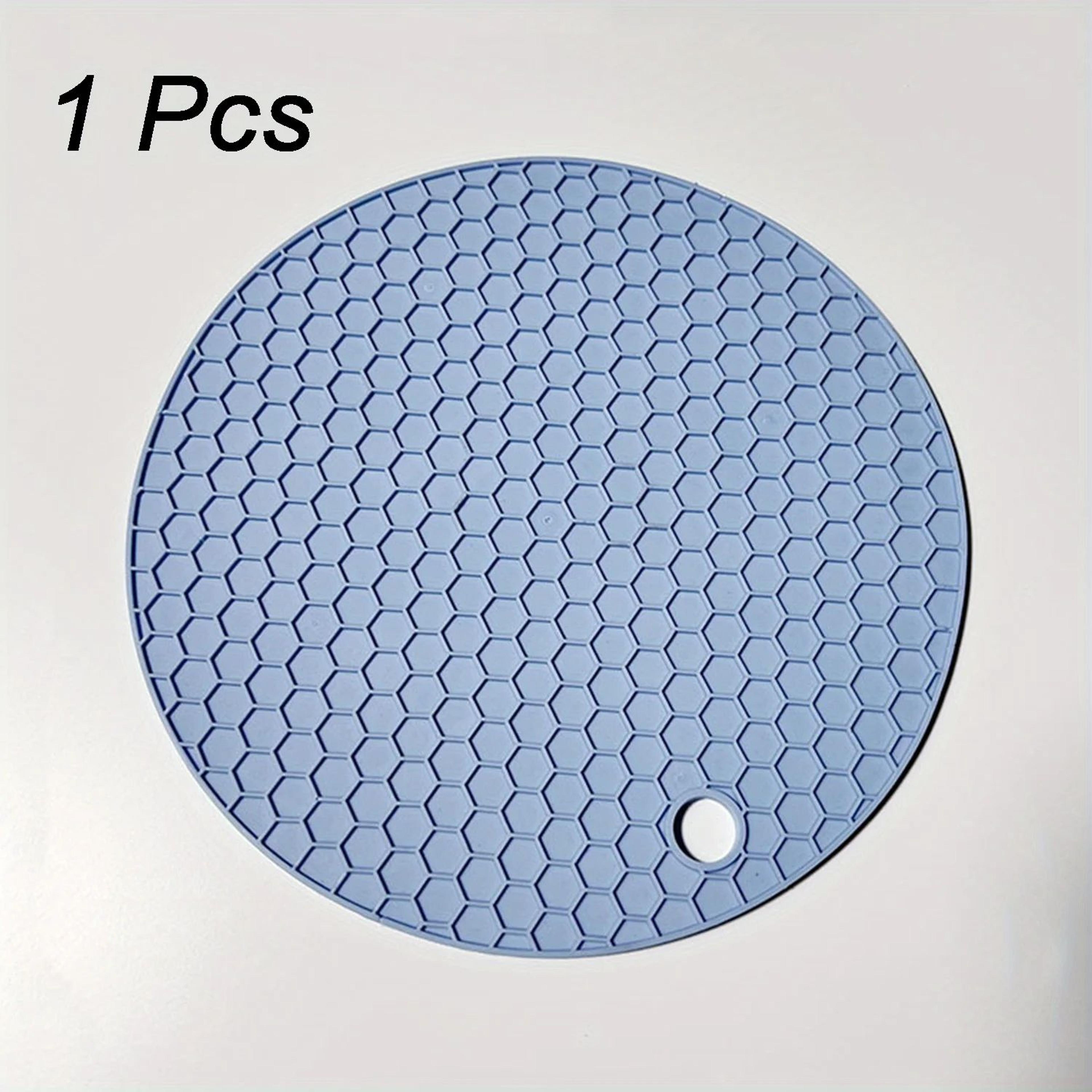 Round Silicone Table Mat Coaster  AntiSlip Heat Resistant Pot Holder  Coffee Cup Trivet For Kitchen 6