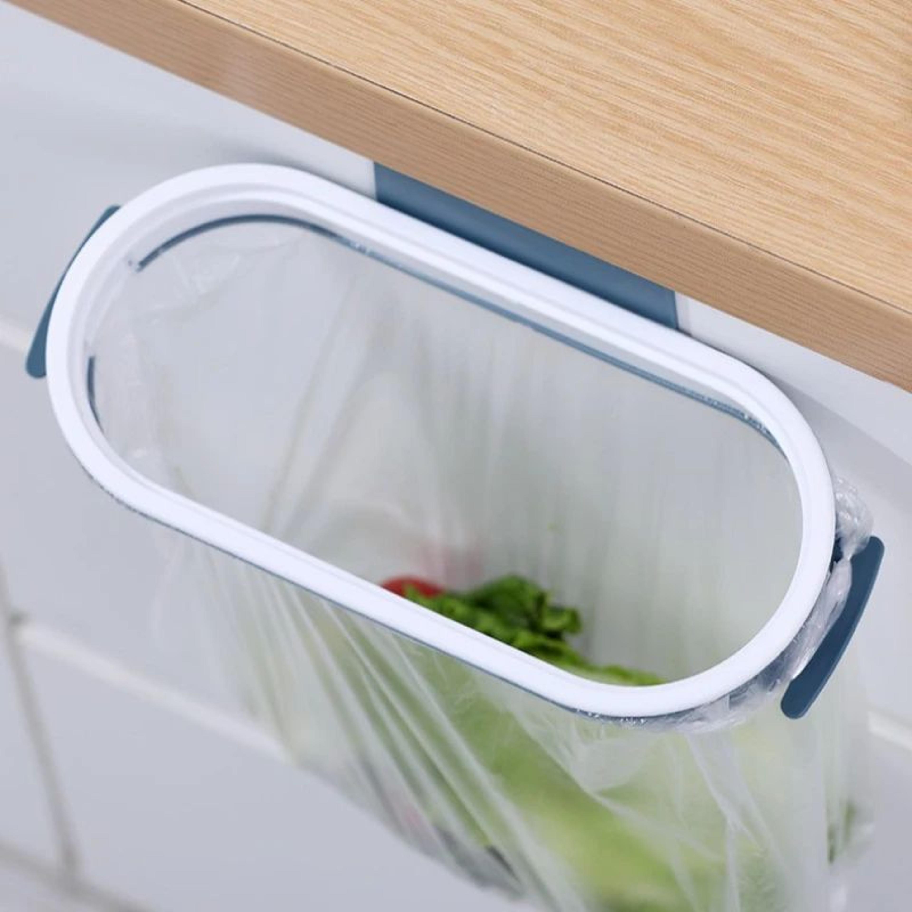 Multipurpose Hanging Trash Bag Holder  Towel Rack  Portable Kitchen Cabinet Garbage Organizer For B 1