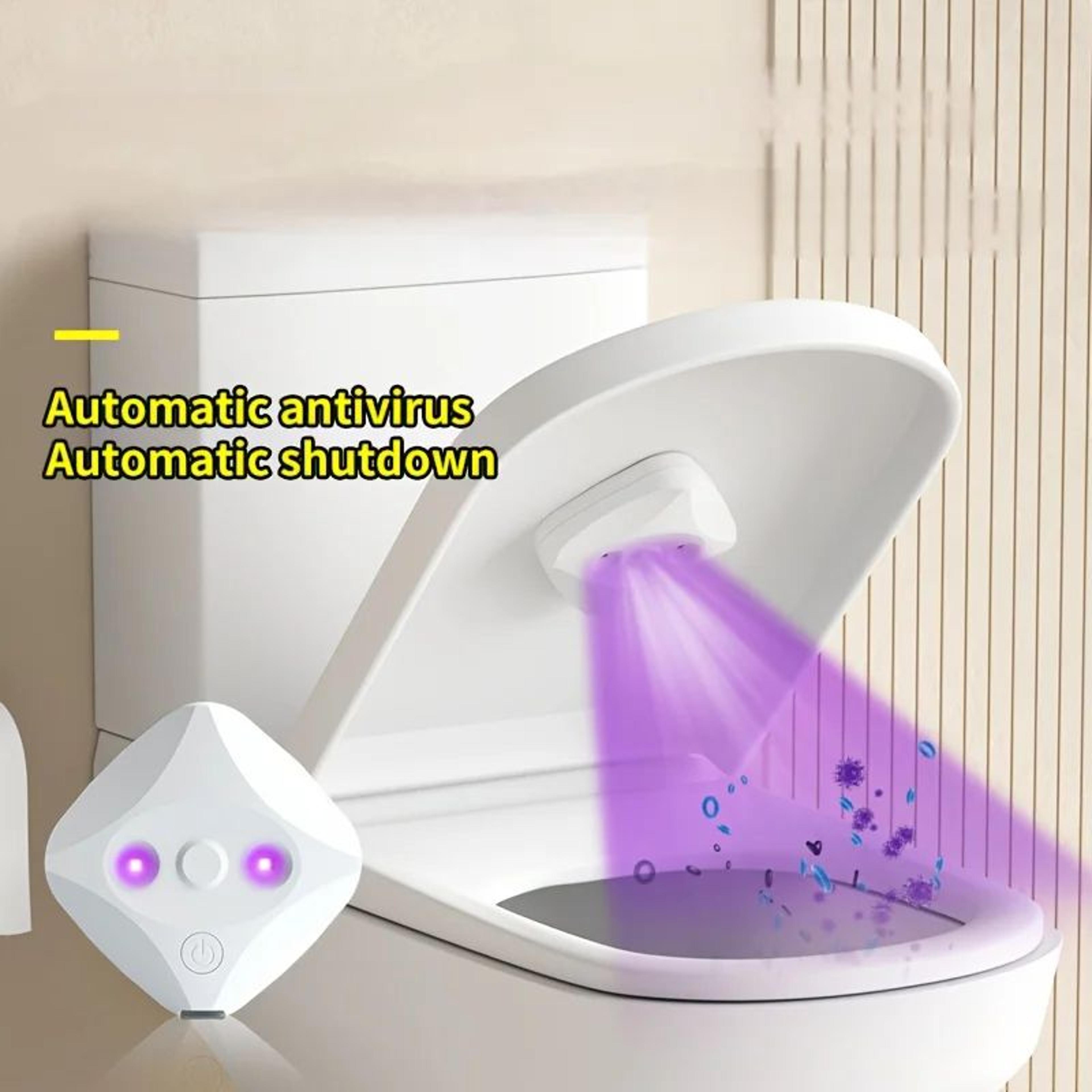 Intelligent Toilet Air Purification Sterilization Lamp  Smart Odor Removal Device With Motion Senso 1