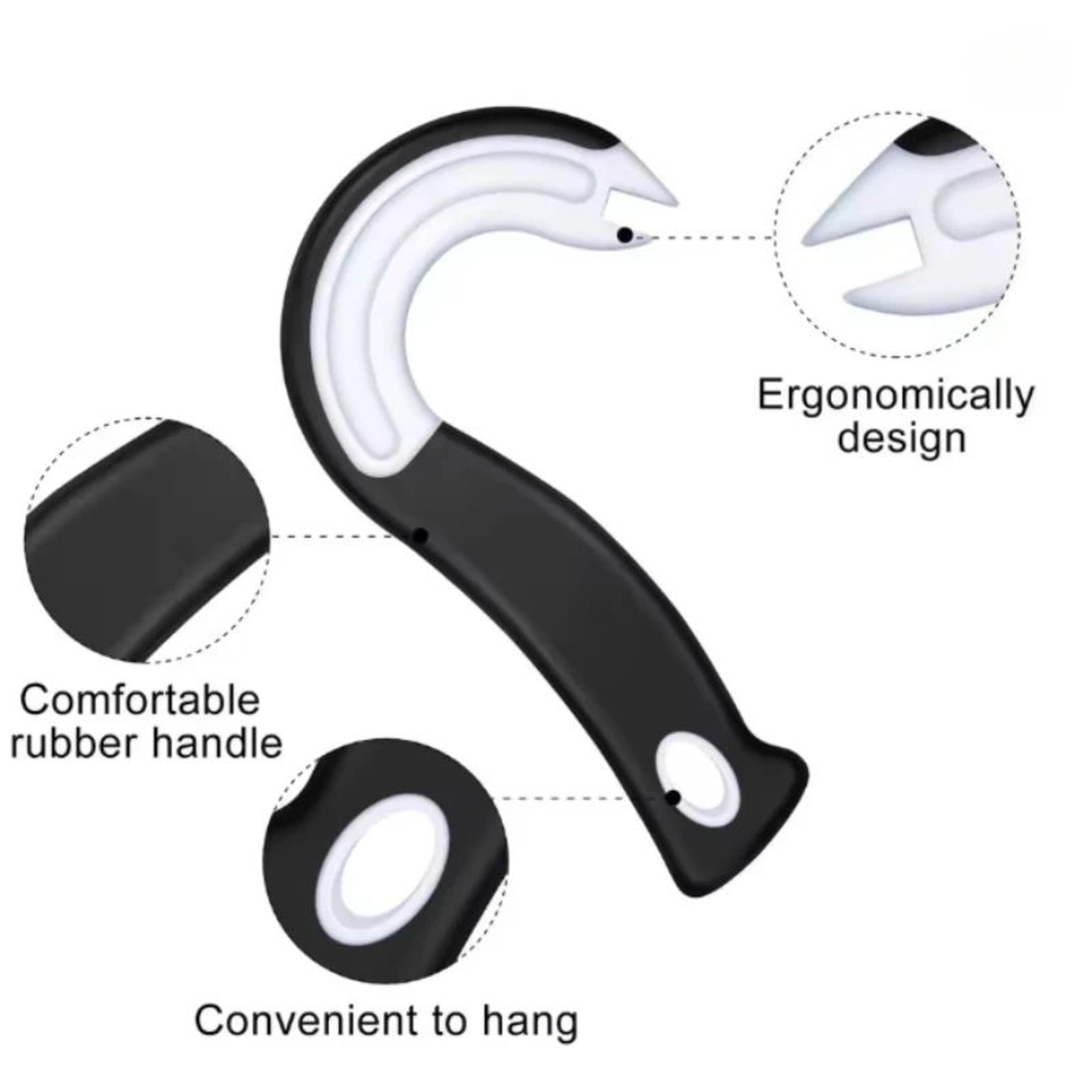 Easy Open Ring Pull Can Opener JHook Tool  NonSlip Rubber Grip Pull Tab Helper For Seniors  Weak Ha 2