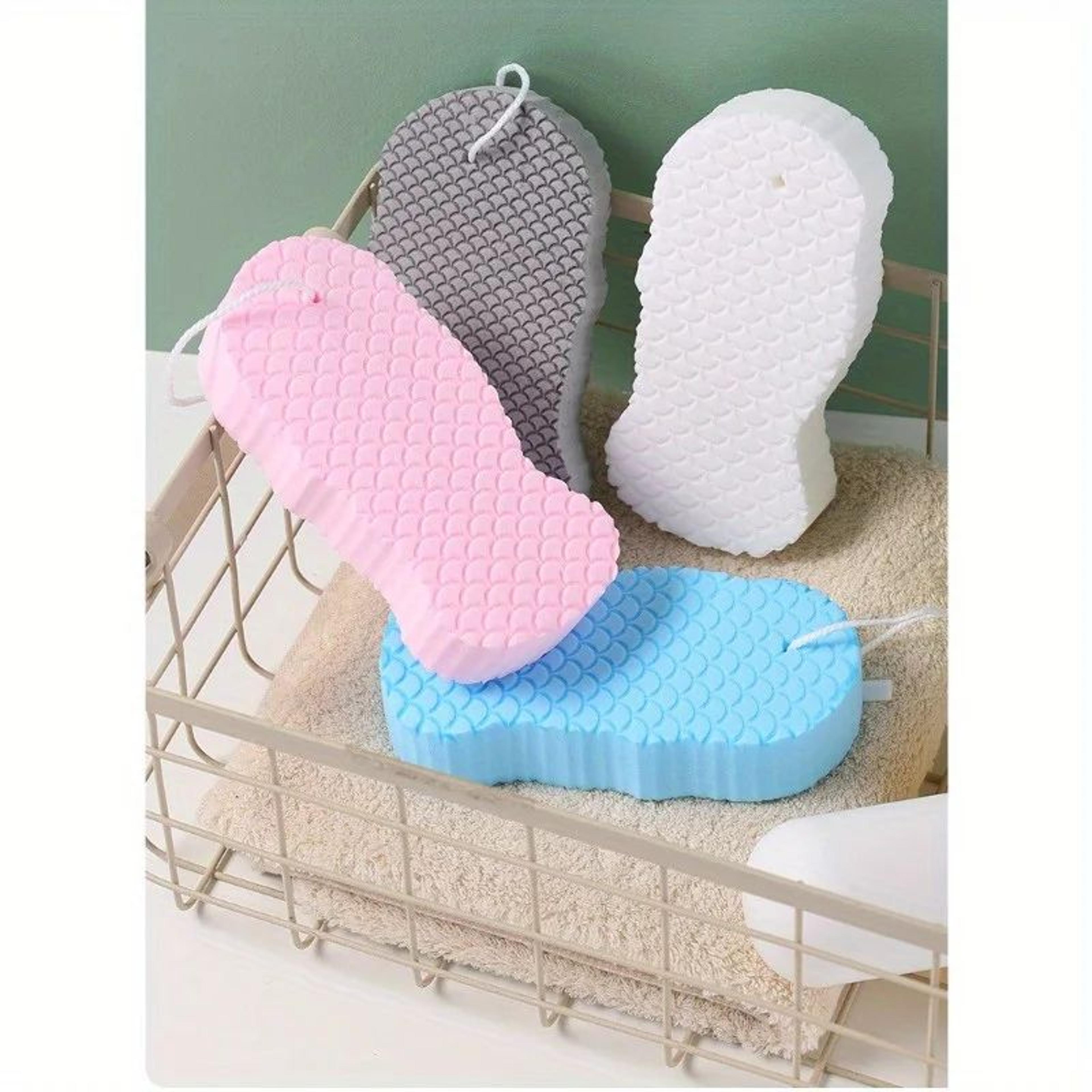 Soft Sponge Body Scrubber Exfoliating Shower Brush  Gentle Skin Cleansing Bath Sponge For Smooth Bo 2