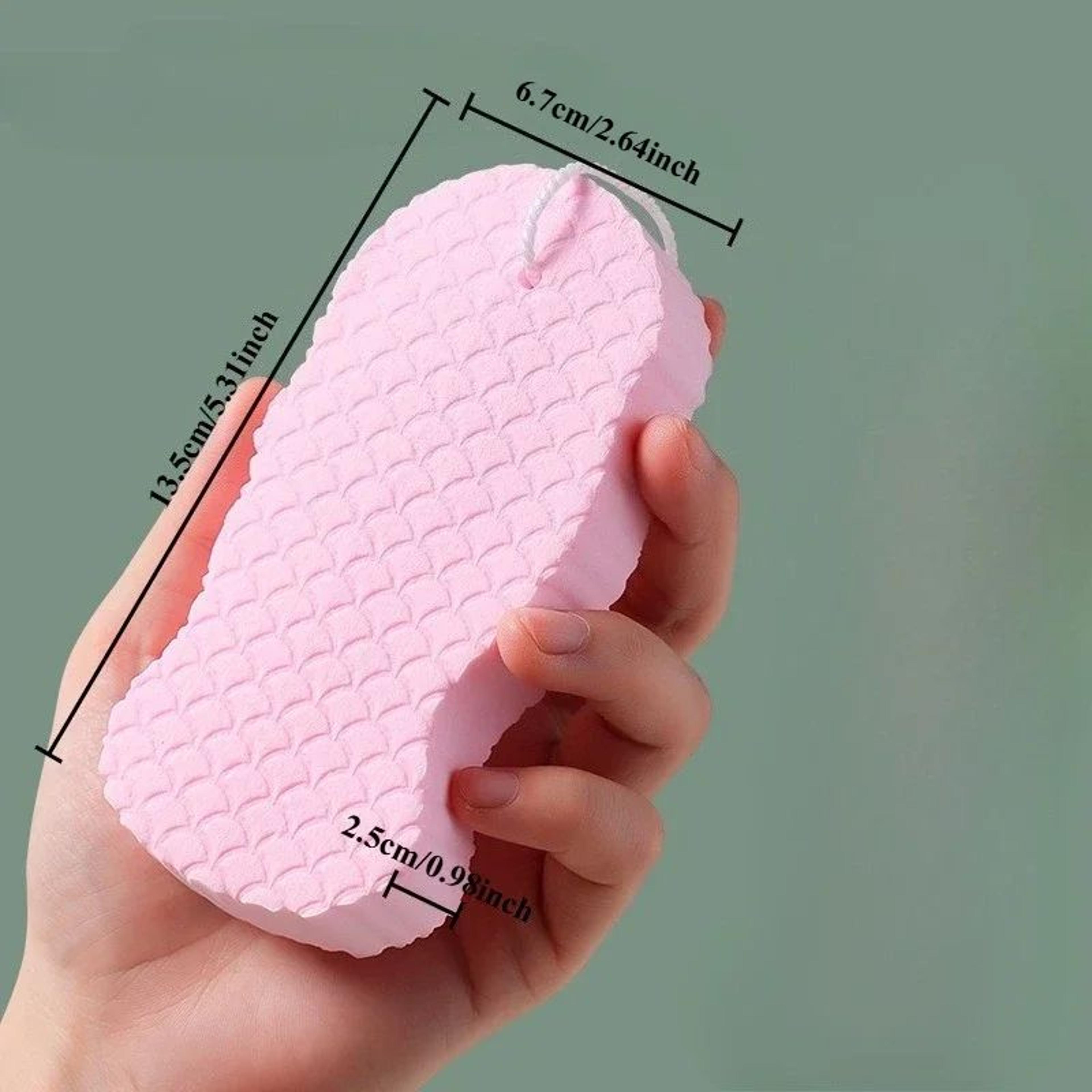 Soft Sponge Body Scrubber Exfoliating Shower Brush  Gentle Skin Cleansing Bath Sponge For Smooth Bo 8