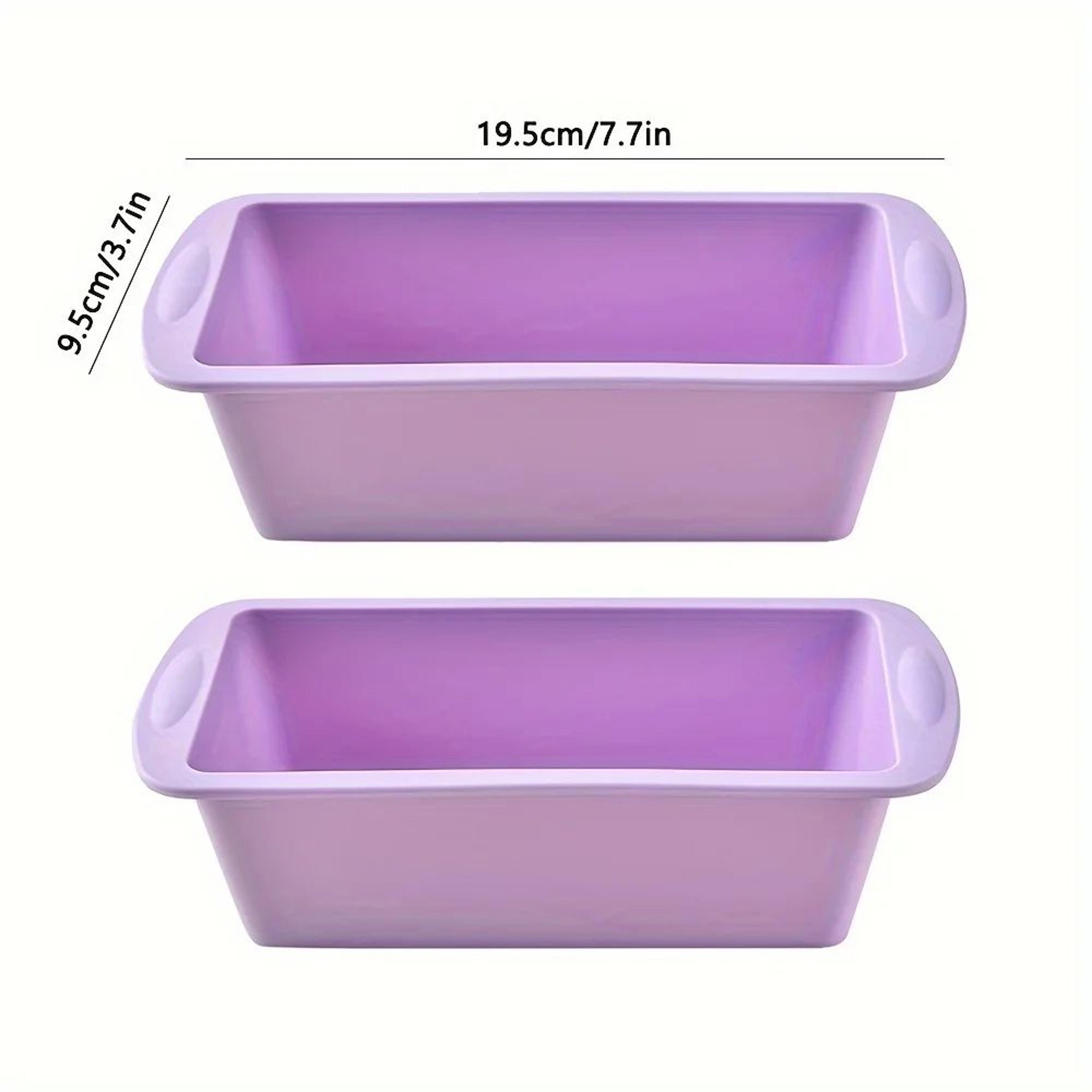 NonStick Silicone Loaf Pan Rectangle Bread  Cake Mold  BPAFree Flexible Baking Tray For Brownies To 4