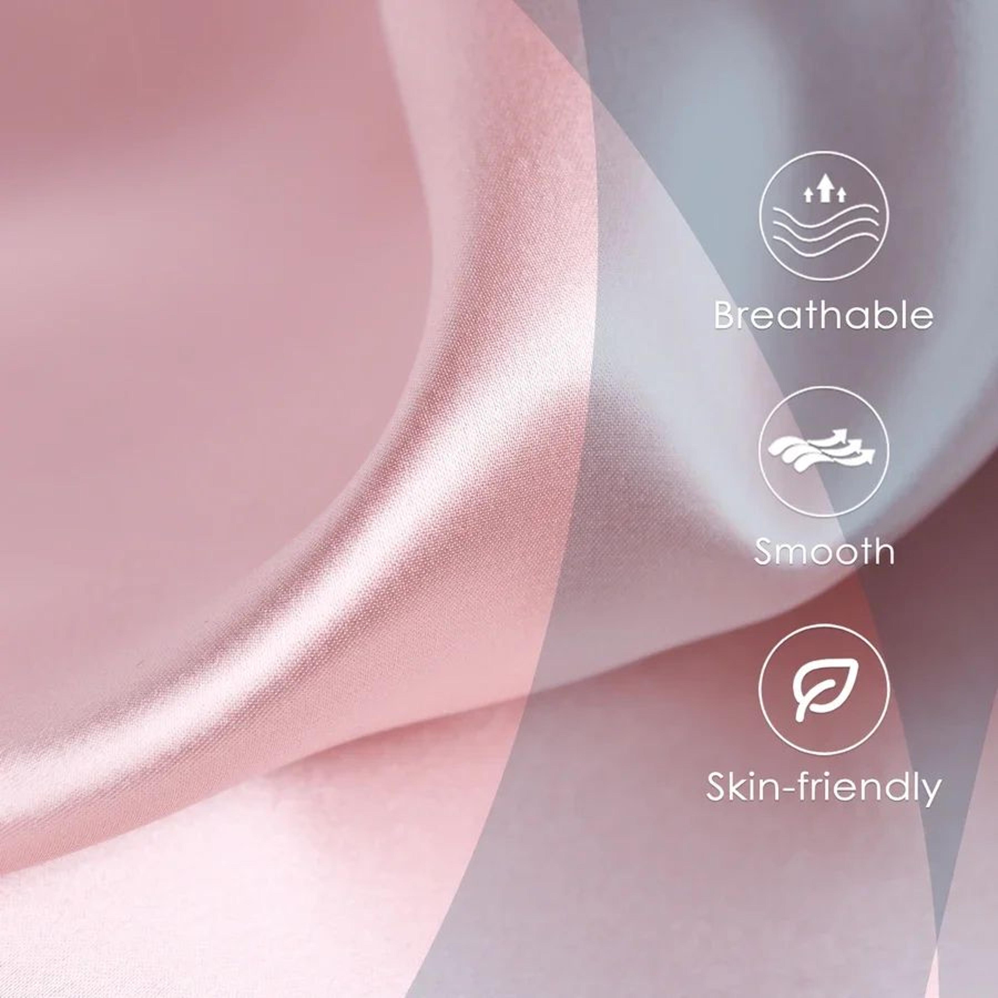 Silky Satin Pillowcase For Hair And Skin Soft Mulberry Style Pillow Case Standard Queen King Wrinkl 2