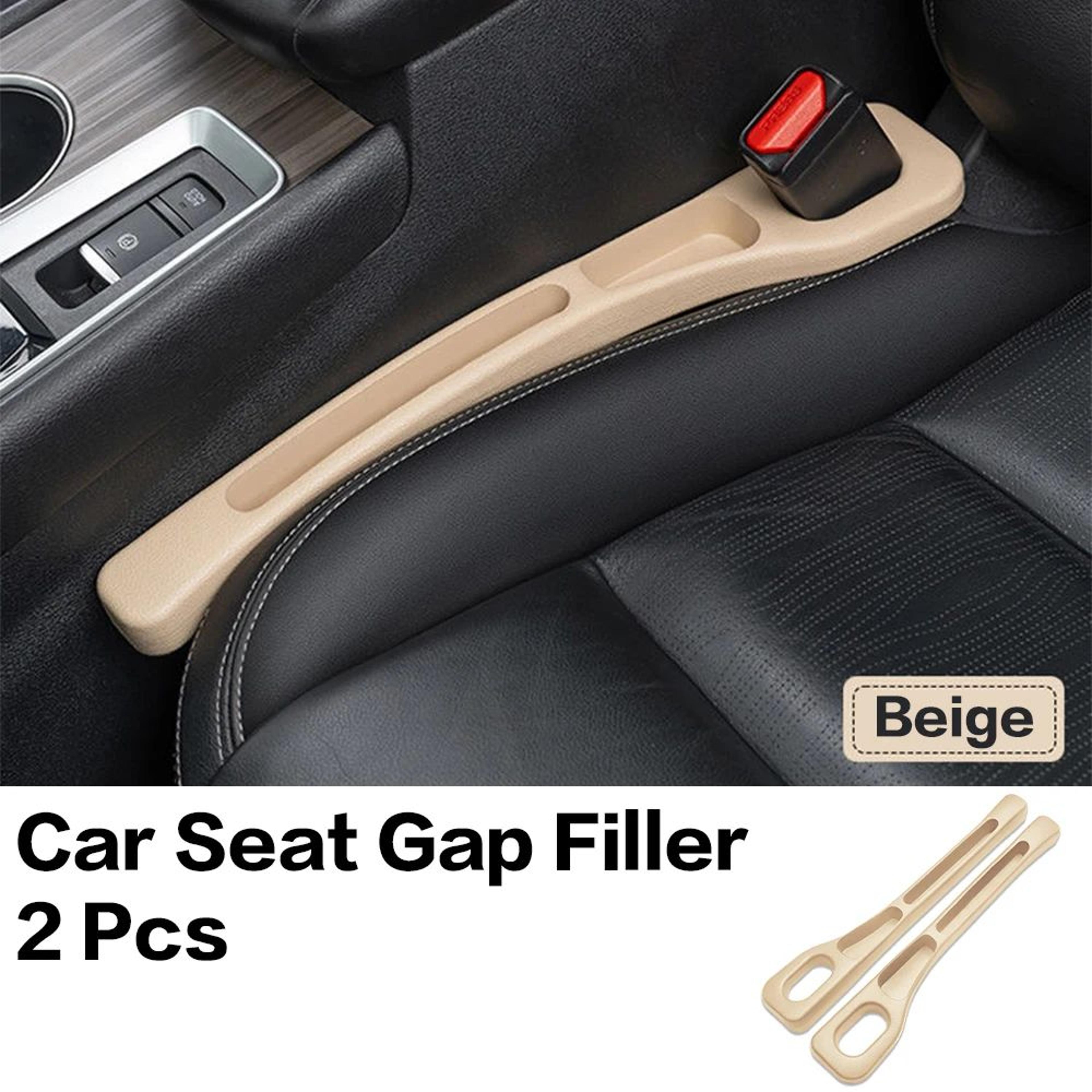 2 Piece Car Seat Gap Filler Organizer Crevice Blocker Between Seats Console Interior Accessory For  6