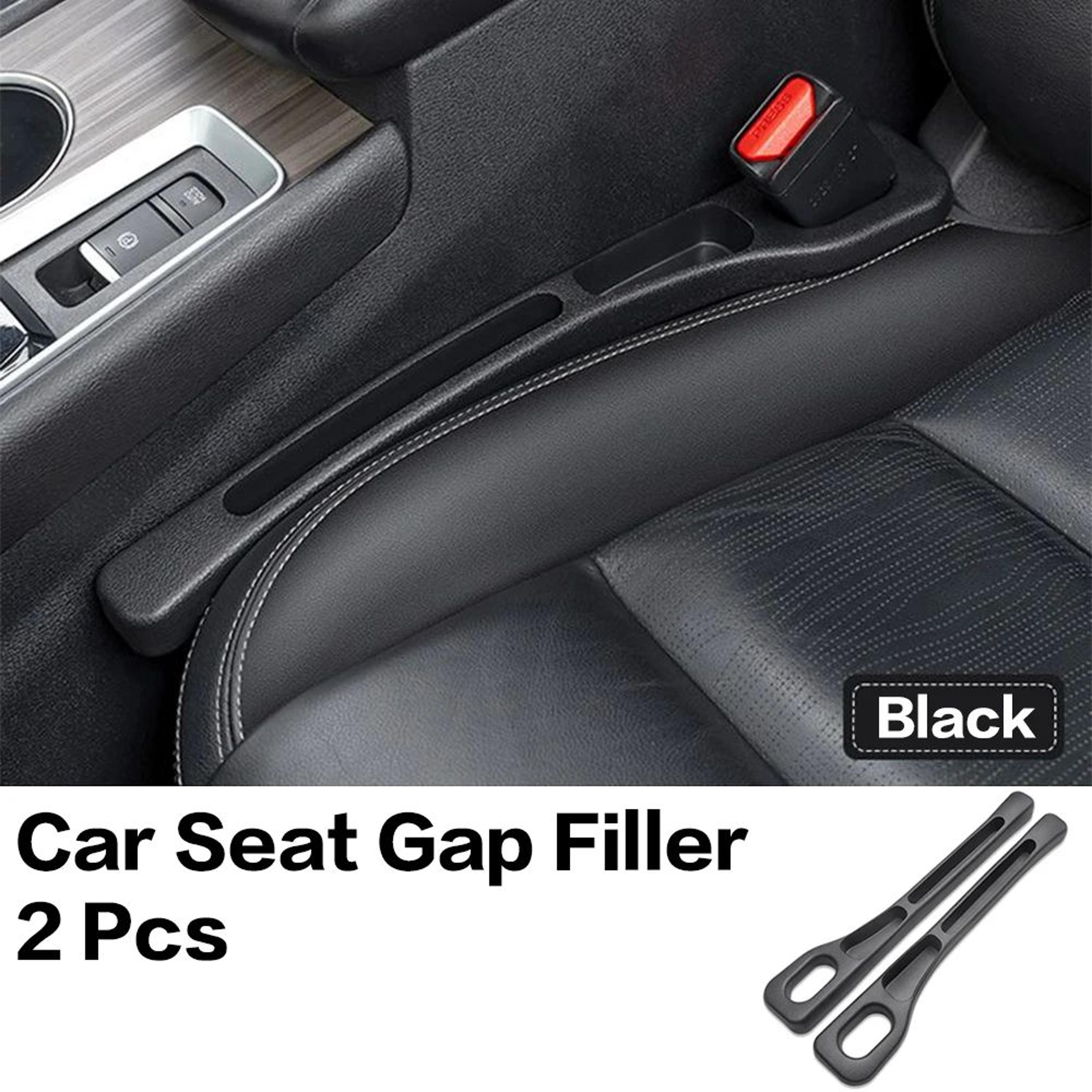 2 Piece Car Seat Gap Filler Organizer Crevice Blocker Between Seats Console Interior Accessory For  7