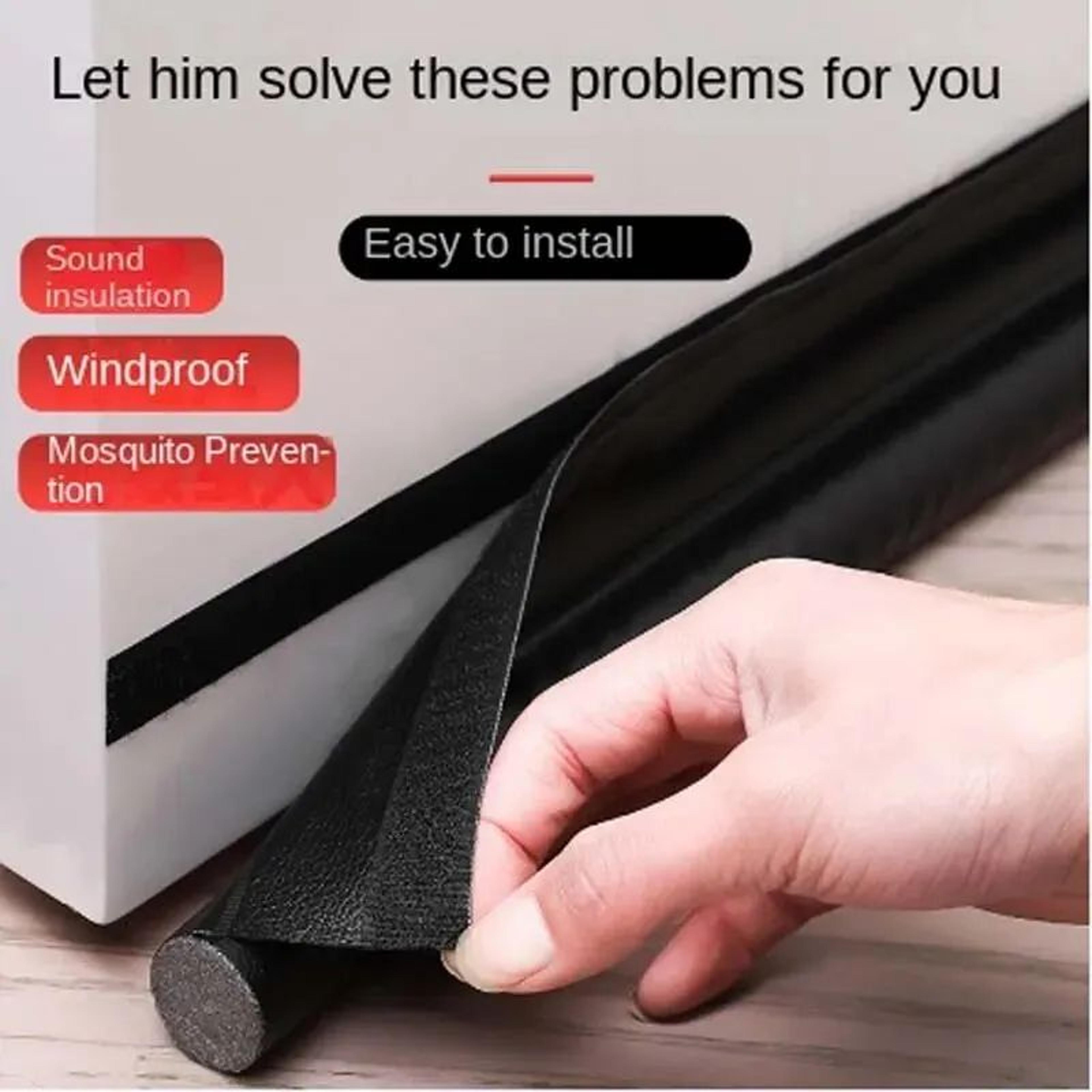 Door Bottom Sealing Strip Sound Insulation Foam Tape Waterproof Wind Noise Blocker For Bedroom Home 3
