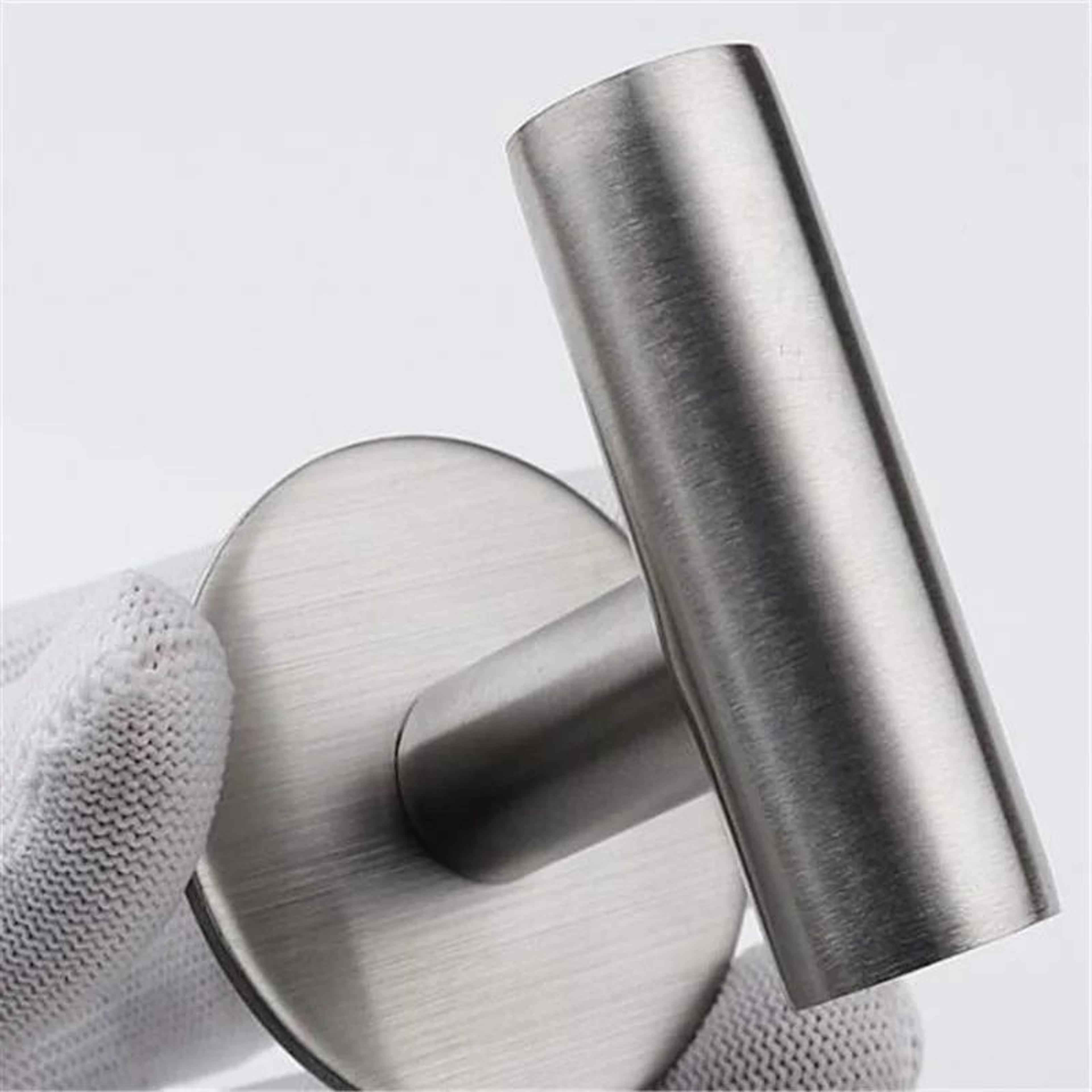 Modern Stainless Steel Bathroom Hardware Set With Towel Rack Towel Bar Toilet Paper Holder And Hook 2