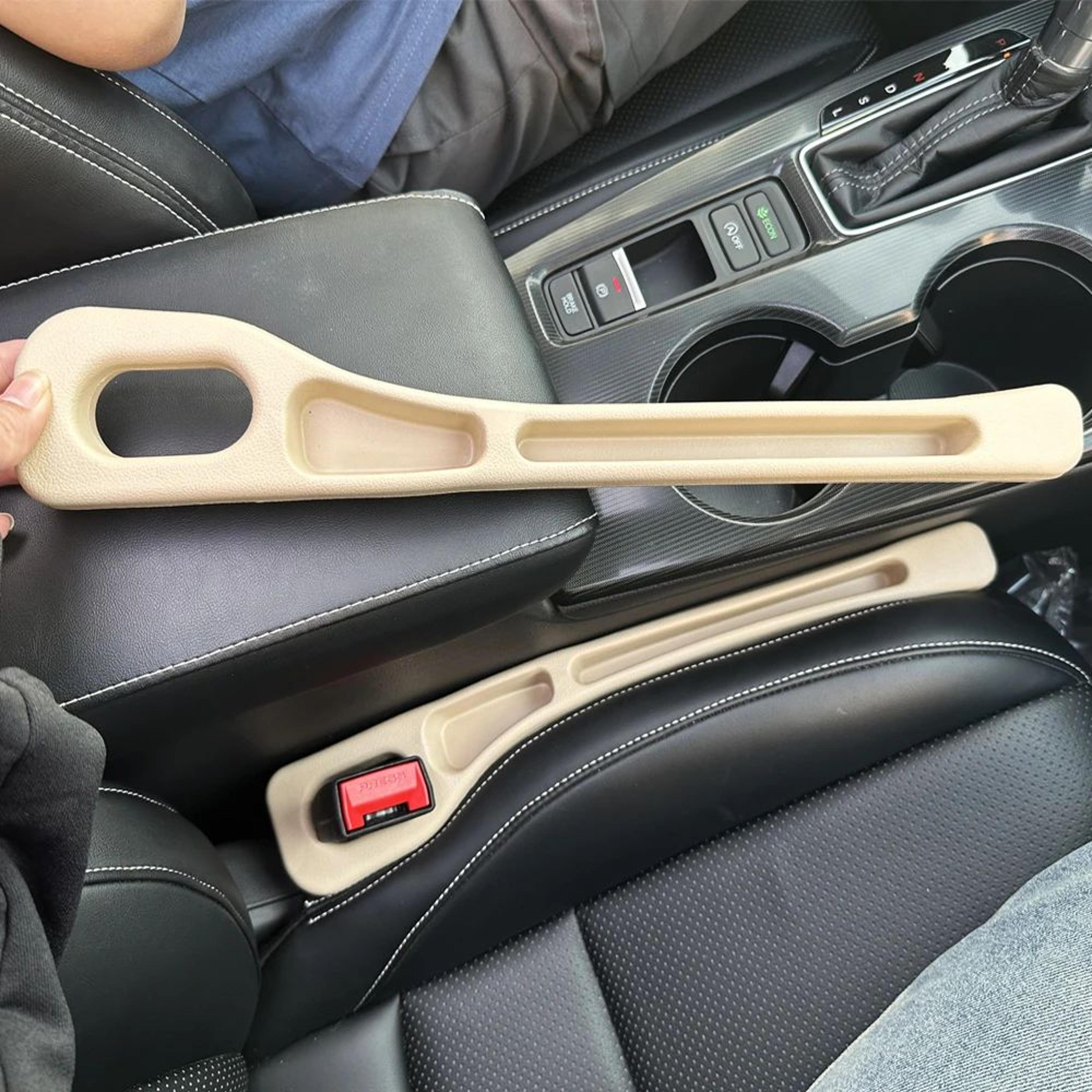 Car Seat Gap Filler Organizer Storage Box For Seat Crevice Console Side Pocket Holder Interior Auto 6