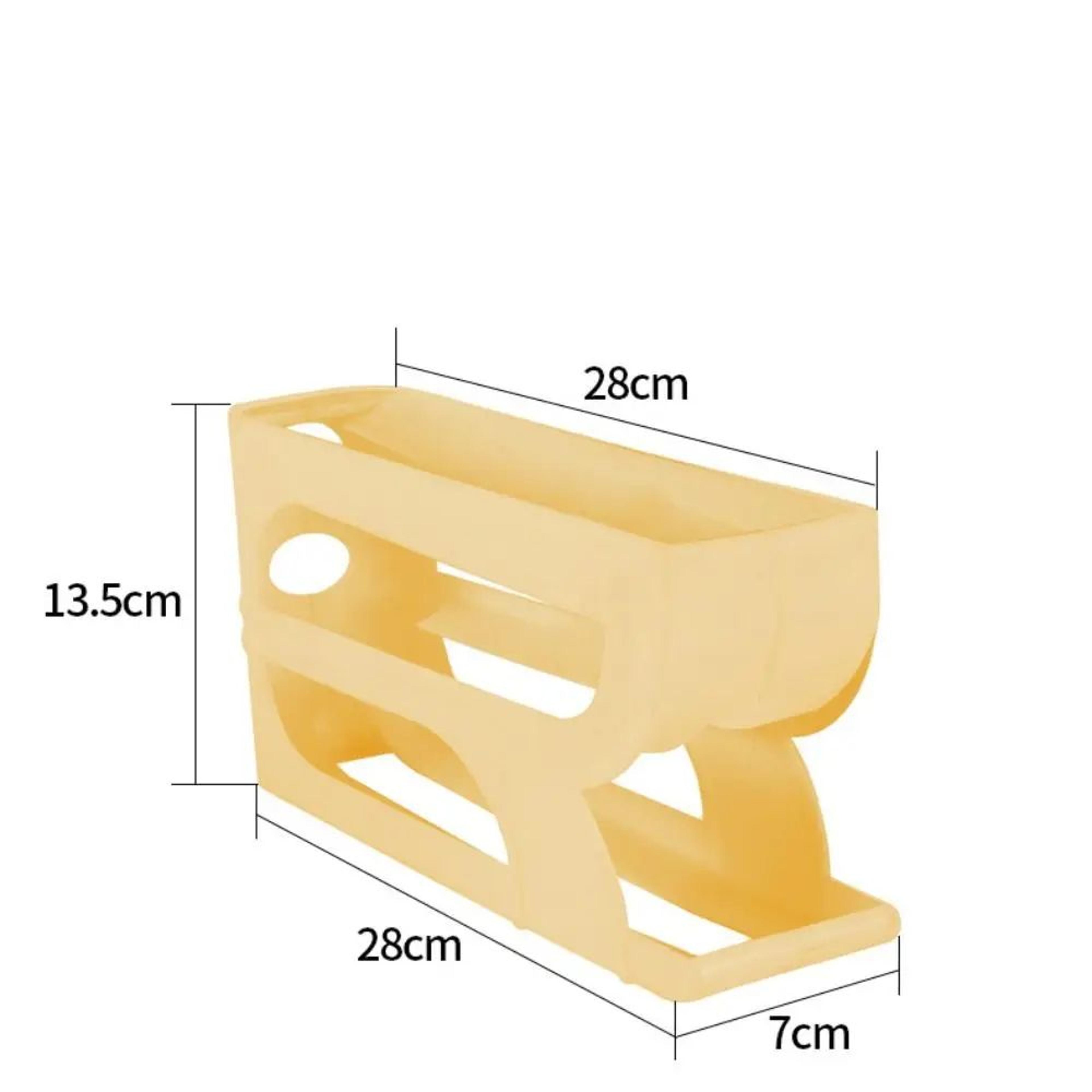 Automatic Egg Roller Organizer For Refrigerator Large Capacity Space Saving Egg Storage Rack  3 Or  5