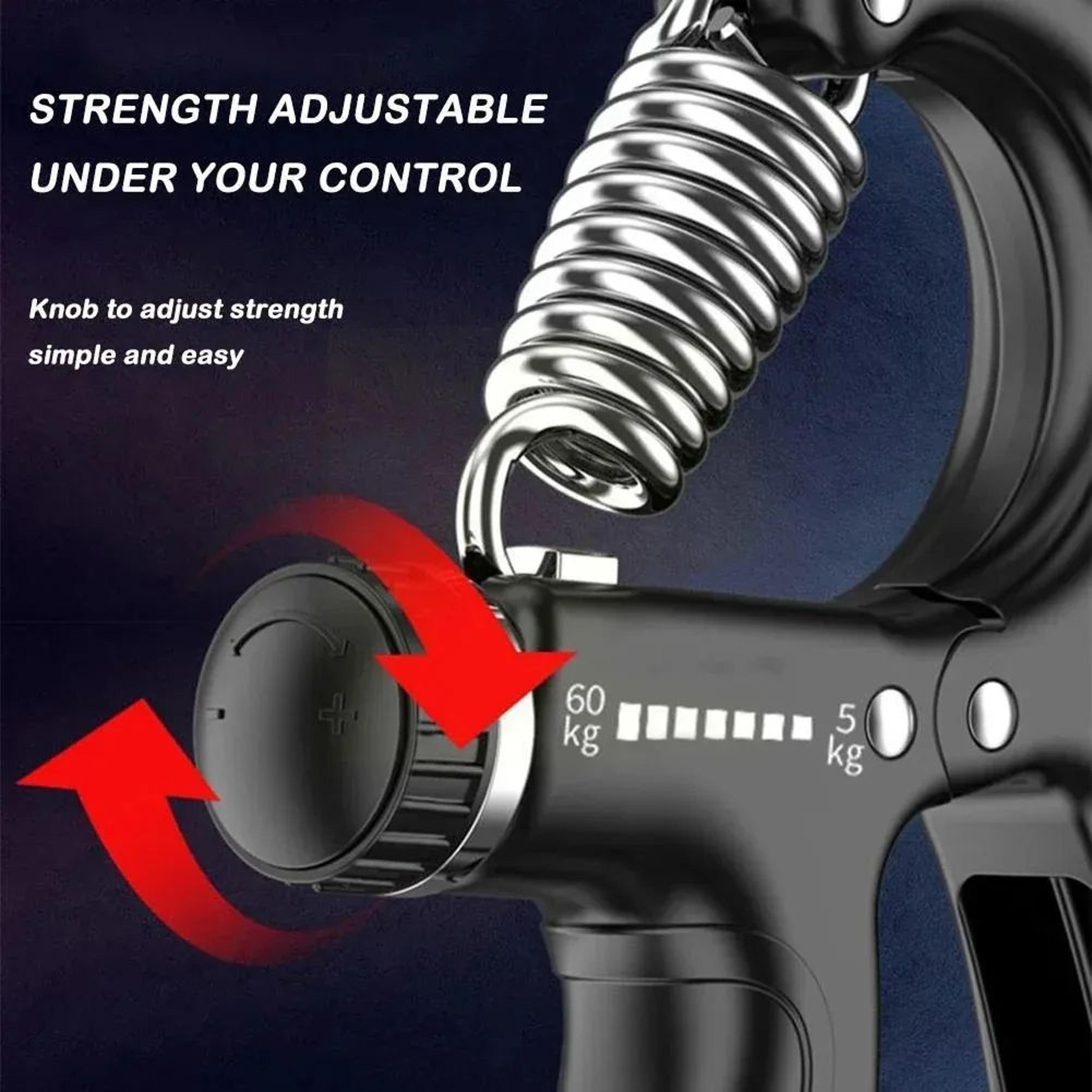 Adjustable Hand Grip Strengthener 22132 Lb Heavy Duty Gripper Wrist  Forearm Exerciser With Tension 2