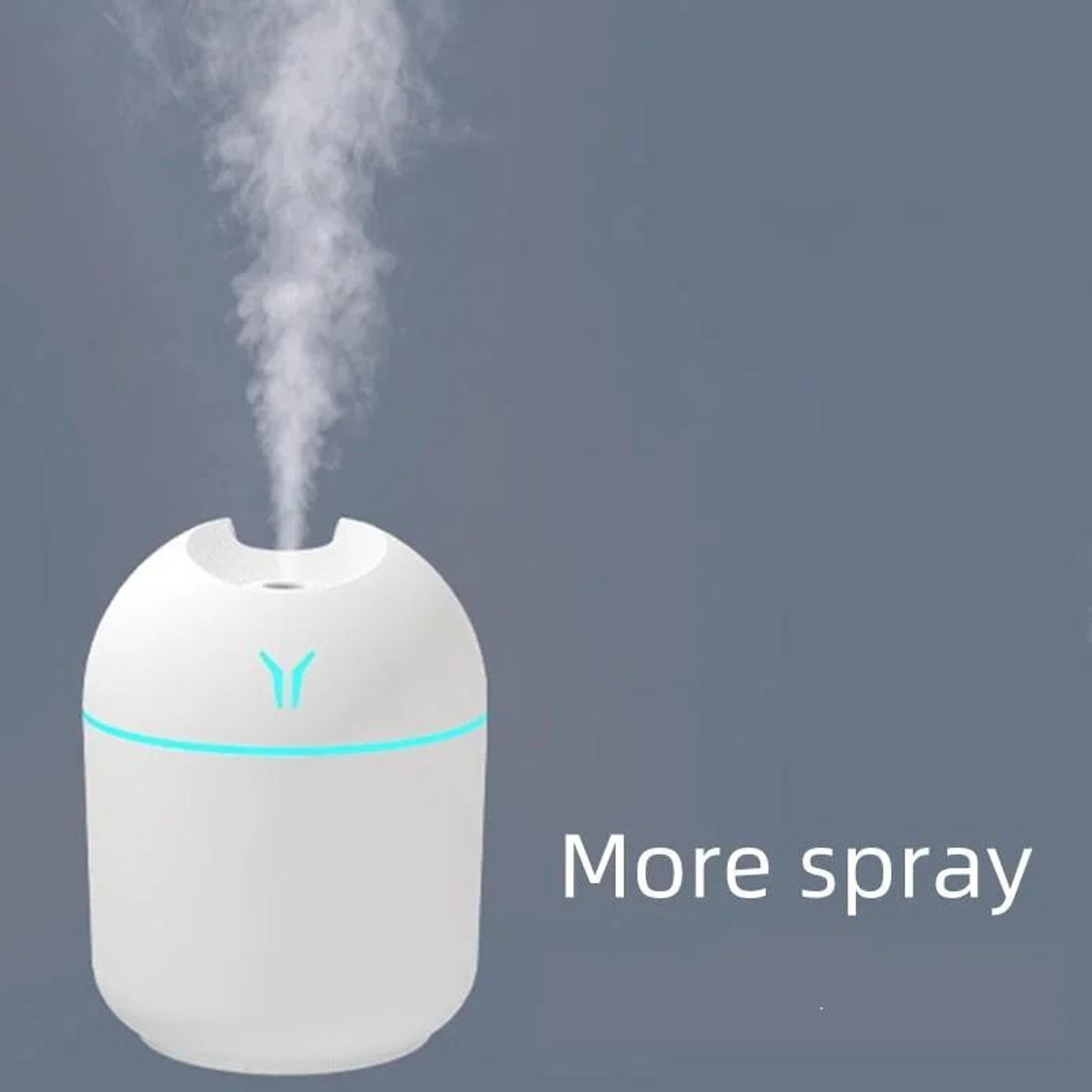 USB Mini Air Humidifier 845 Fl Oz Ultrasonic Aroma Diffuser With LED Color Light Quiet Mist Maker F 3