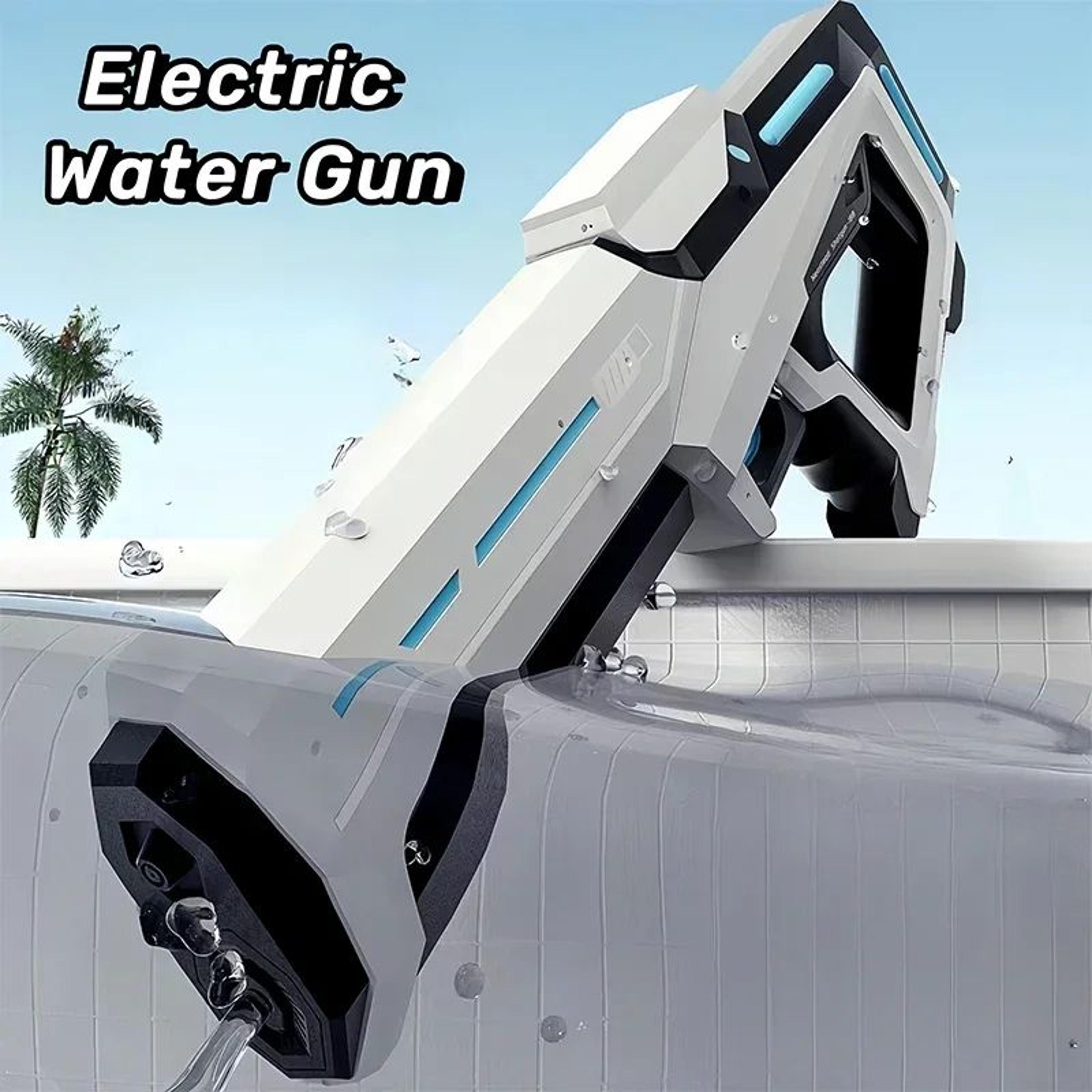 Electric Water Gun Automatic Water Blaster With Powerful Squirt  SelfSuction Summer Outdoor Beach T 1
