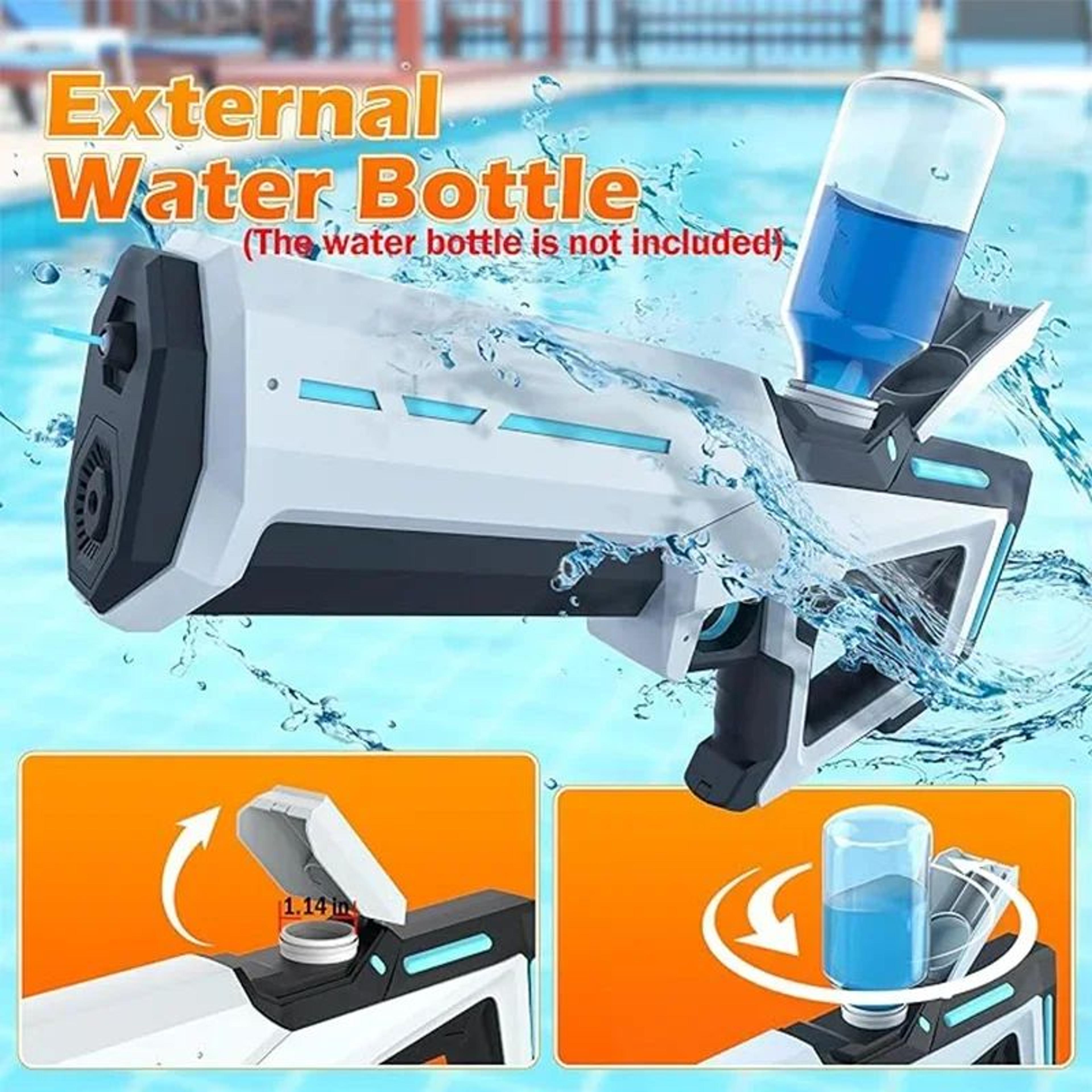 Electric Water Gun Automatic Water Blaster With Powerful Squirt  SelfSuction Summer Outdoor Beach T 5