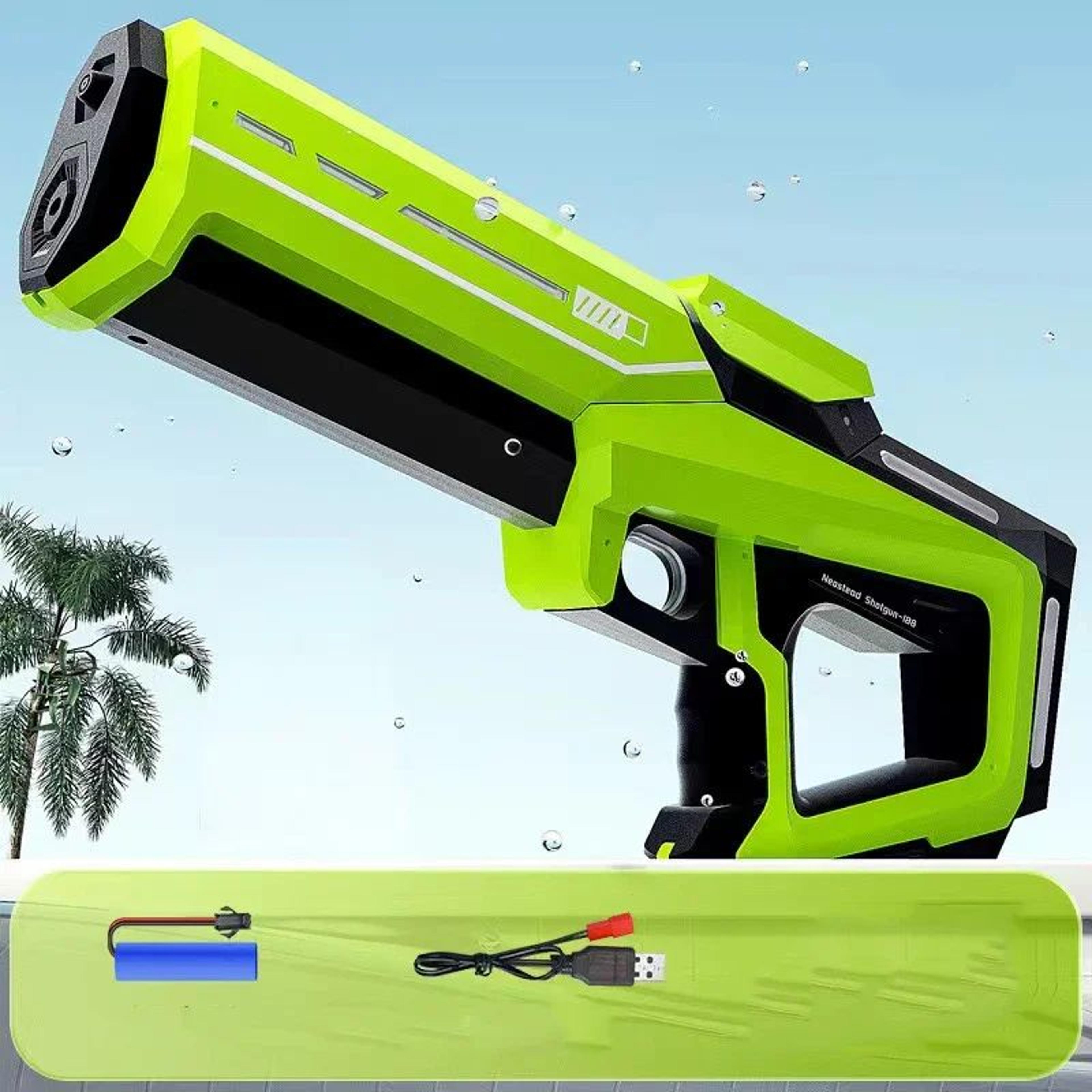 Electric Water Gun Automatic Water Blaster With Powerful Squirt  SelfSuction Summer Outdoor Beach T 9