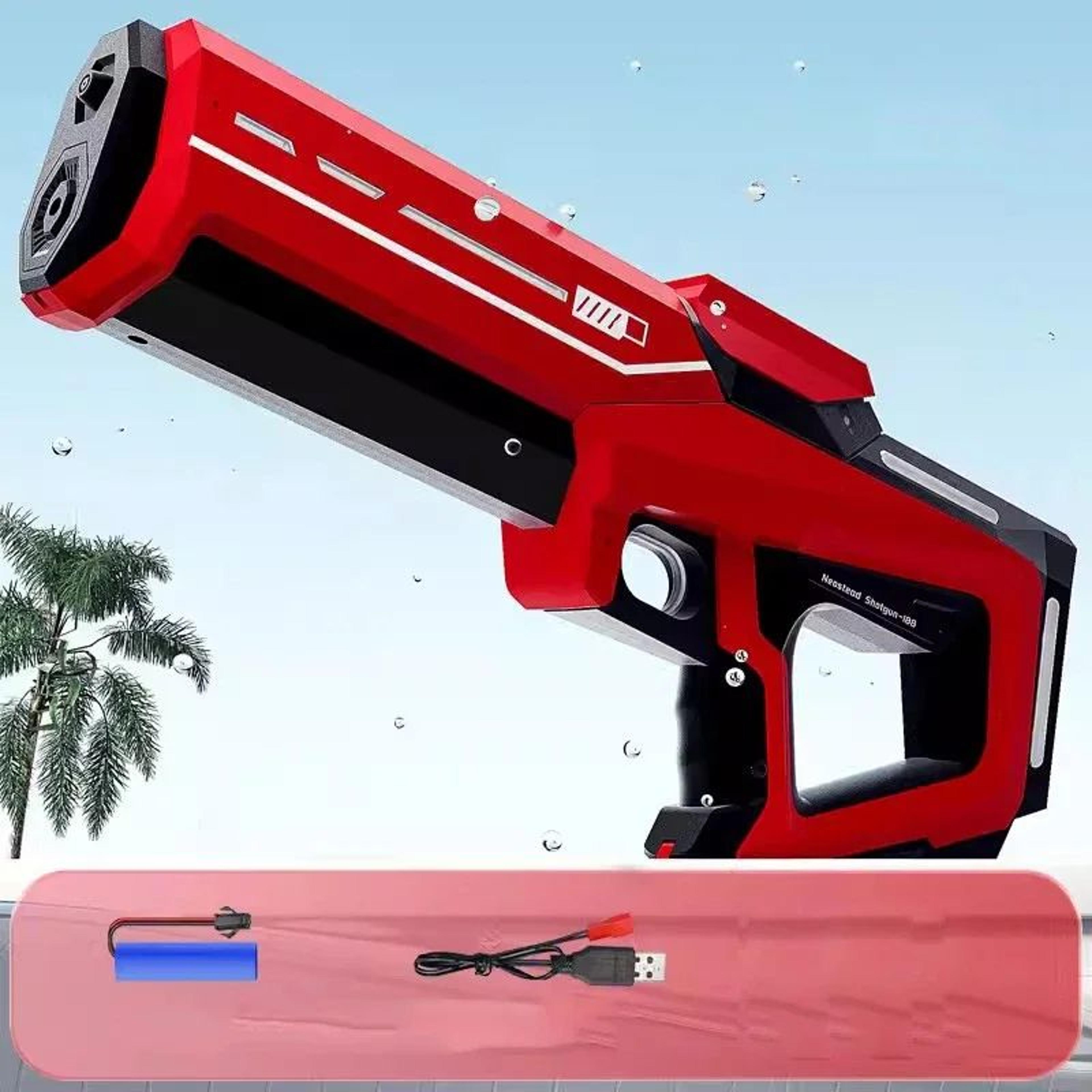 Electric Water Gun Automatic Water Blaster With Powerful Squirt  SelfSuction Summer Outdoor Beach T 10