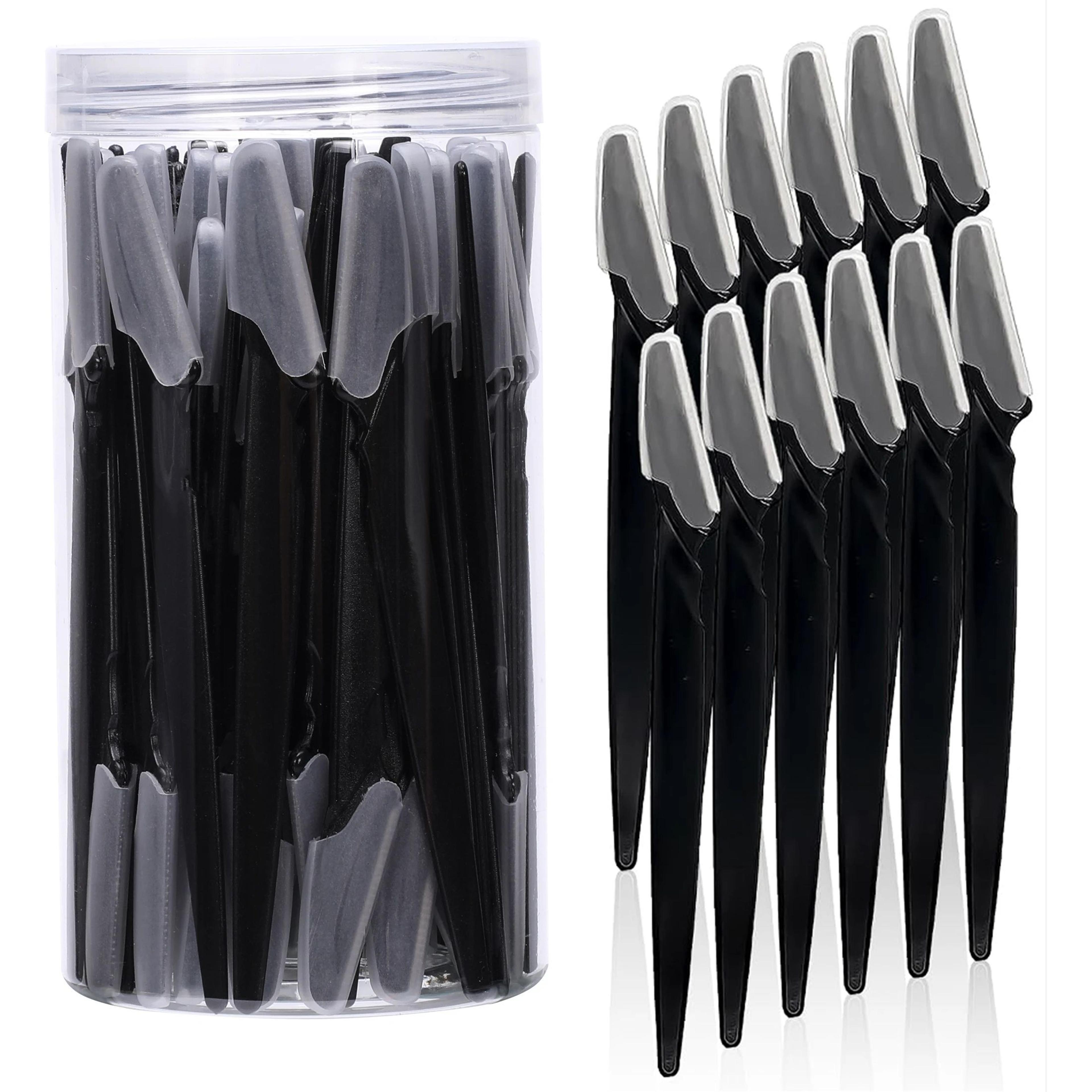 Eyebrow  Face Razor Set For Women And Men Safe Brow Trimmer With Protective Cover 540pcs Hair Remov 11
