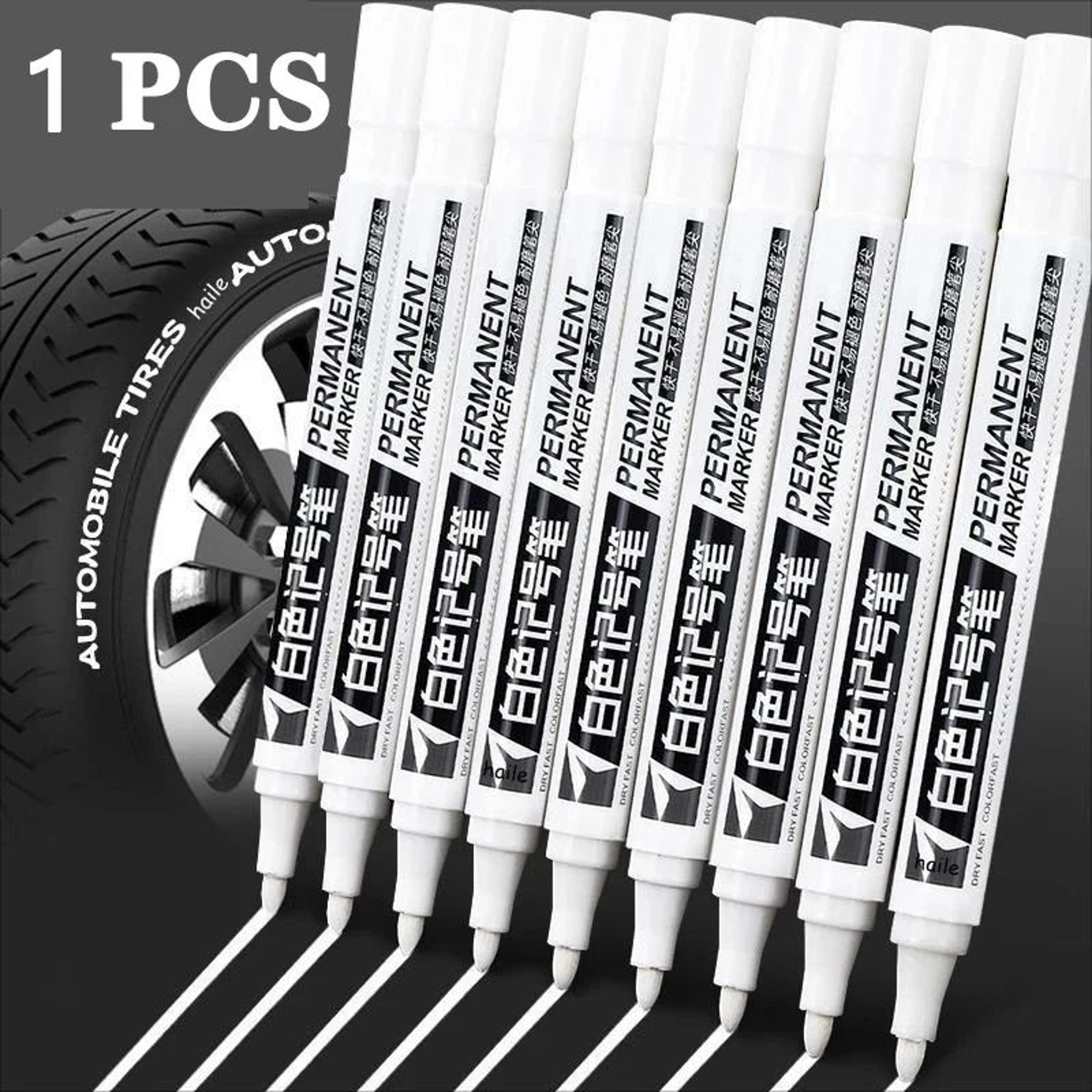 White Marker Pens Set Waterproof OilBased Gel Pens For DIY Graffiti Sketching  Writing Fine Brush T 15