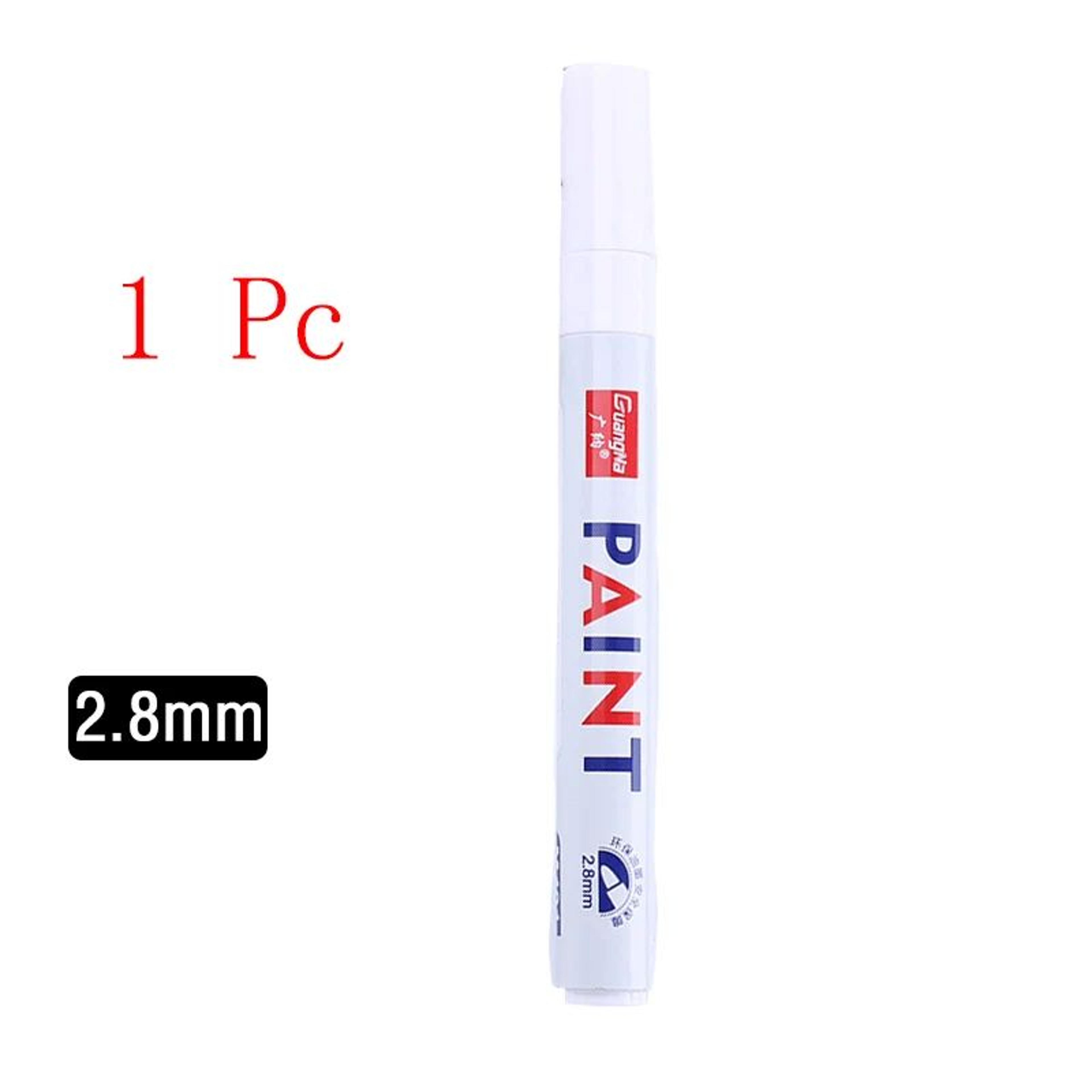 White Marker Pens Set Waterproof OilBased Gel Pens For DIY Graffiti Sketching  Writing Fine Brush T 18