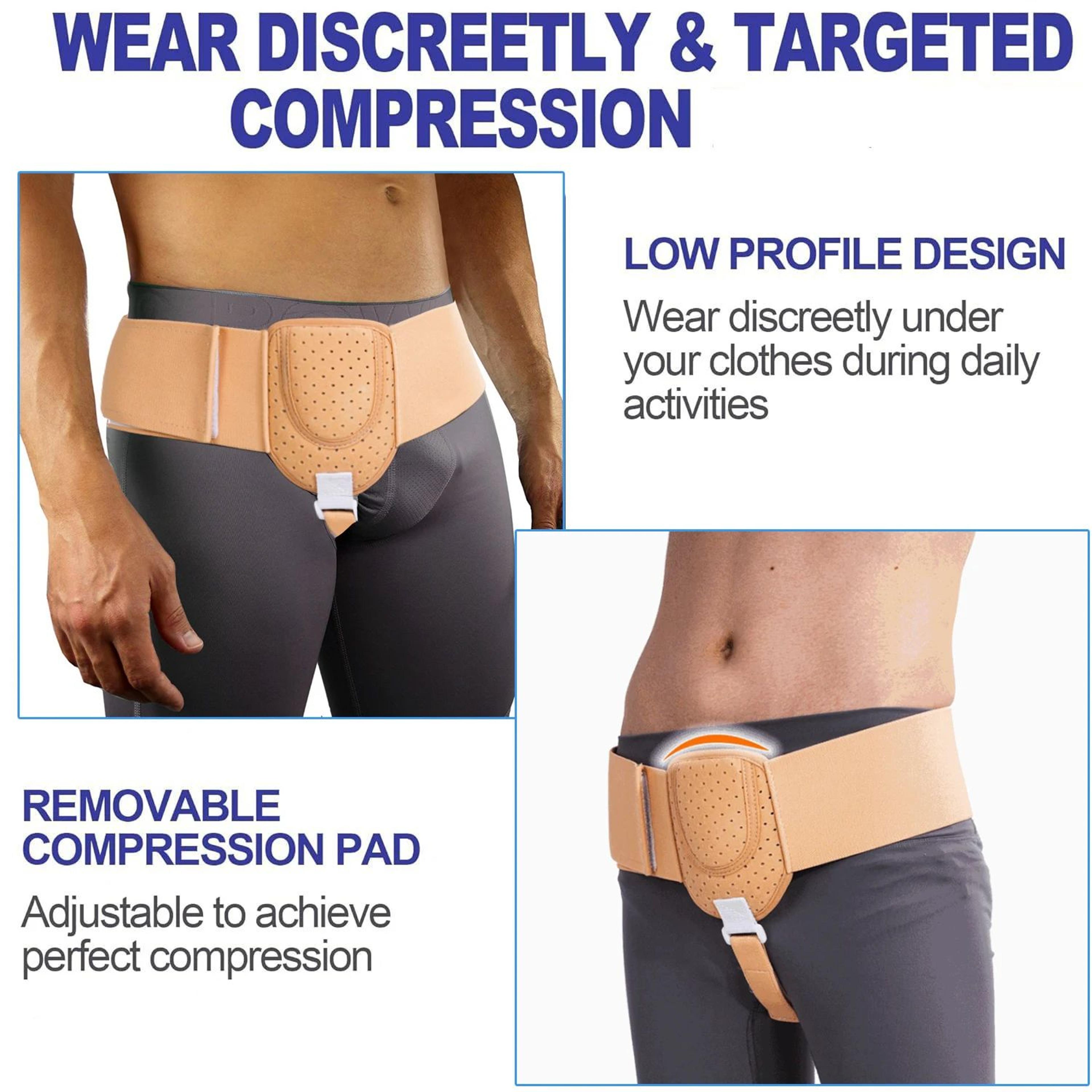 Hernia Belt Truss For Inguinal Support Breathable Pain Relief Recovery Strap For Men  Women 5