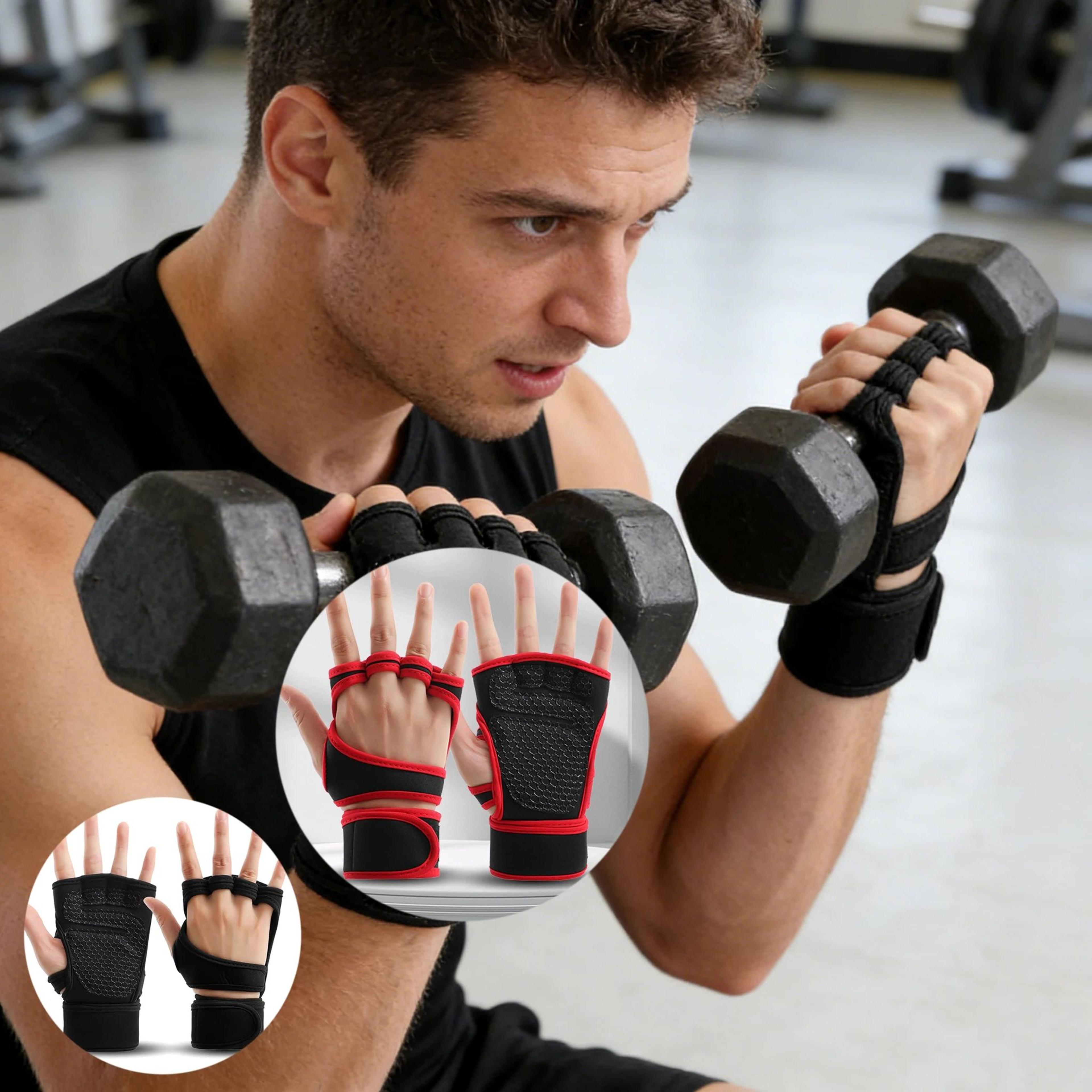 Training Sport Gloves For Men  Women Workout Fitness Weightlifting Gym Gloves With Wrist  Palm Prot 1