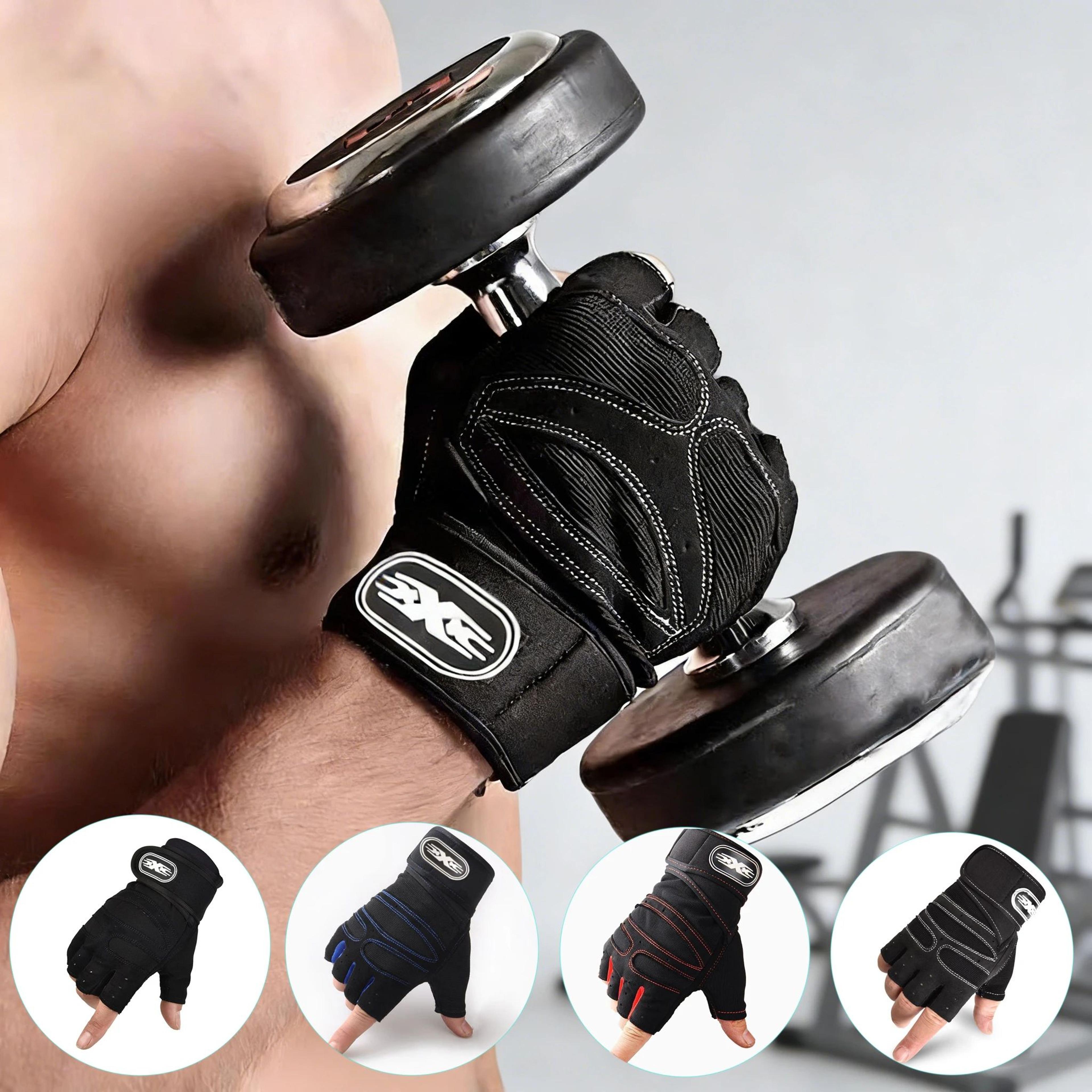 Gym Gloves For Men  Women Fitness Weight Lifting Wristband Gloves Shockproof Training Sports Cyclin 0